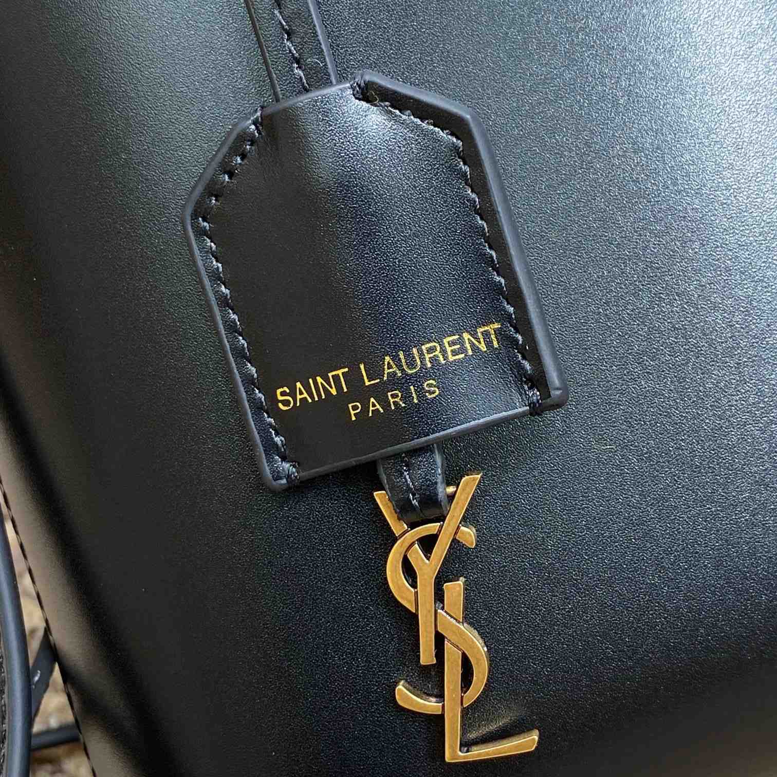 Saint Laurent Mini Toy Shopping Saint Laurent In Box Leather - DopestKickz