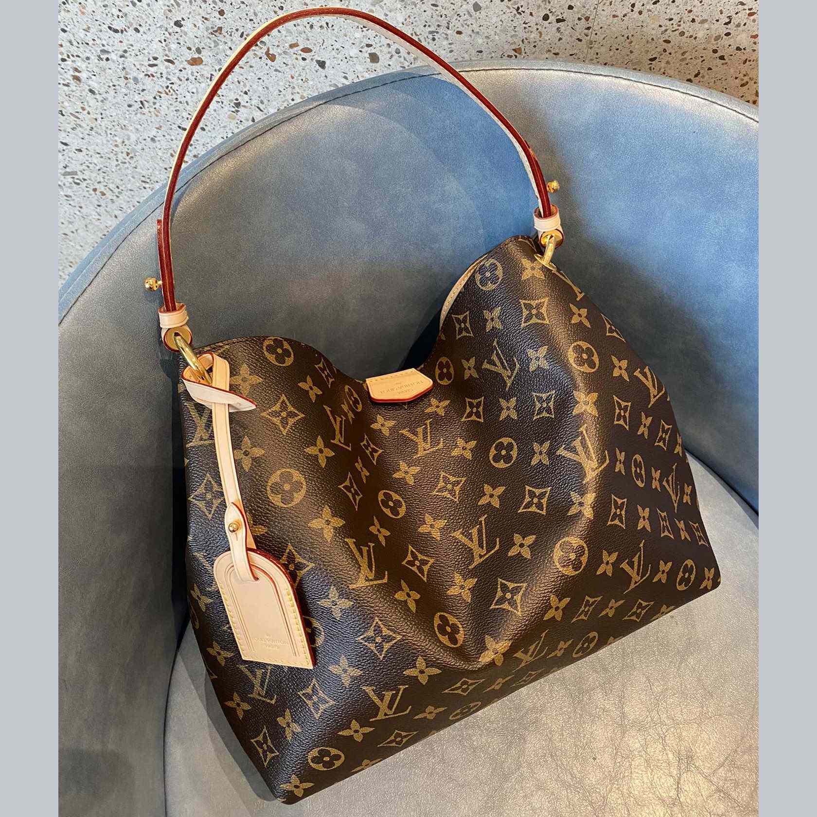 Louis Vuitton Monogram Tote Graceful - DopestKickz