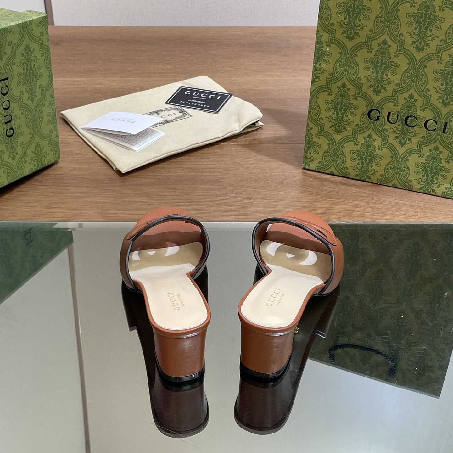 Gucci Women's Interlocking G Slide Sandal  - DopestKickz