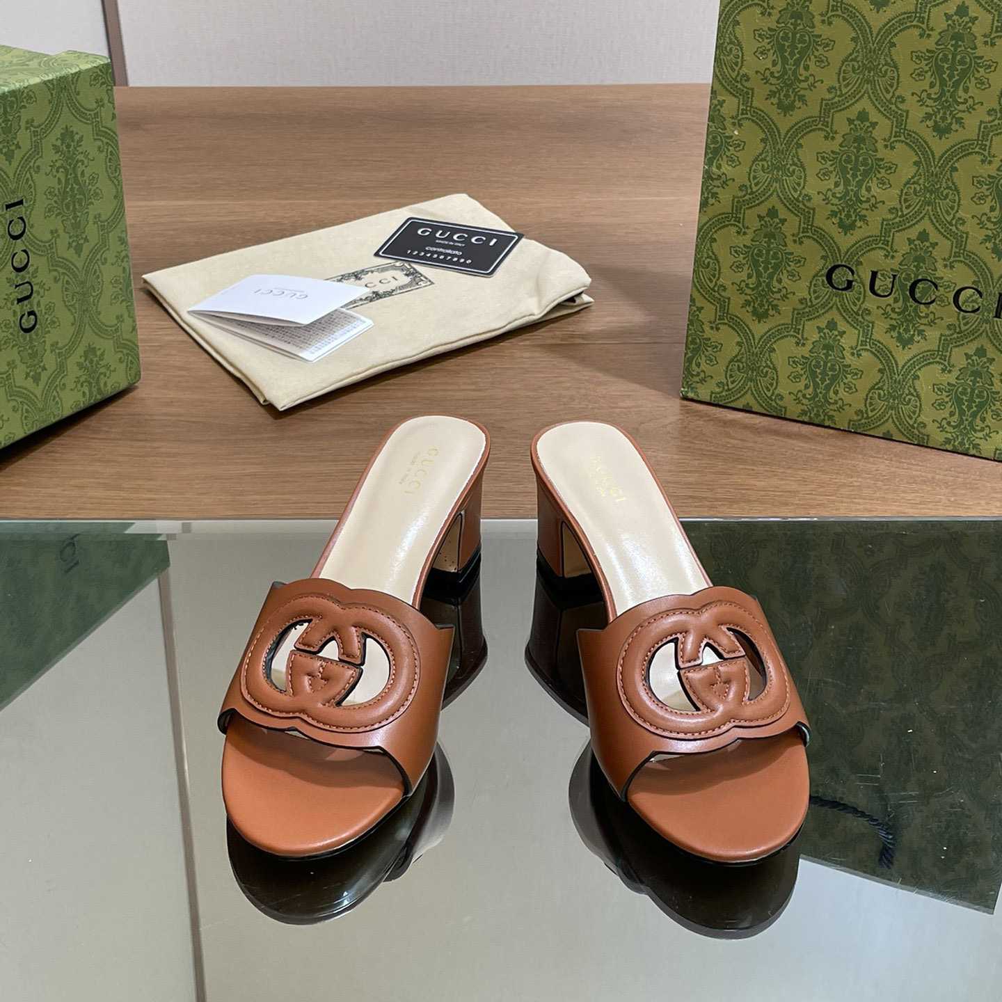 Gucci Women's Interlocking G Slide Sandal  - DopestKickz