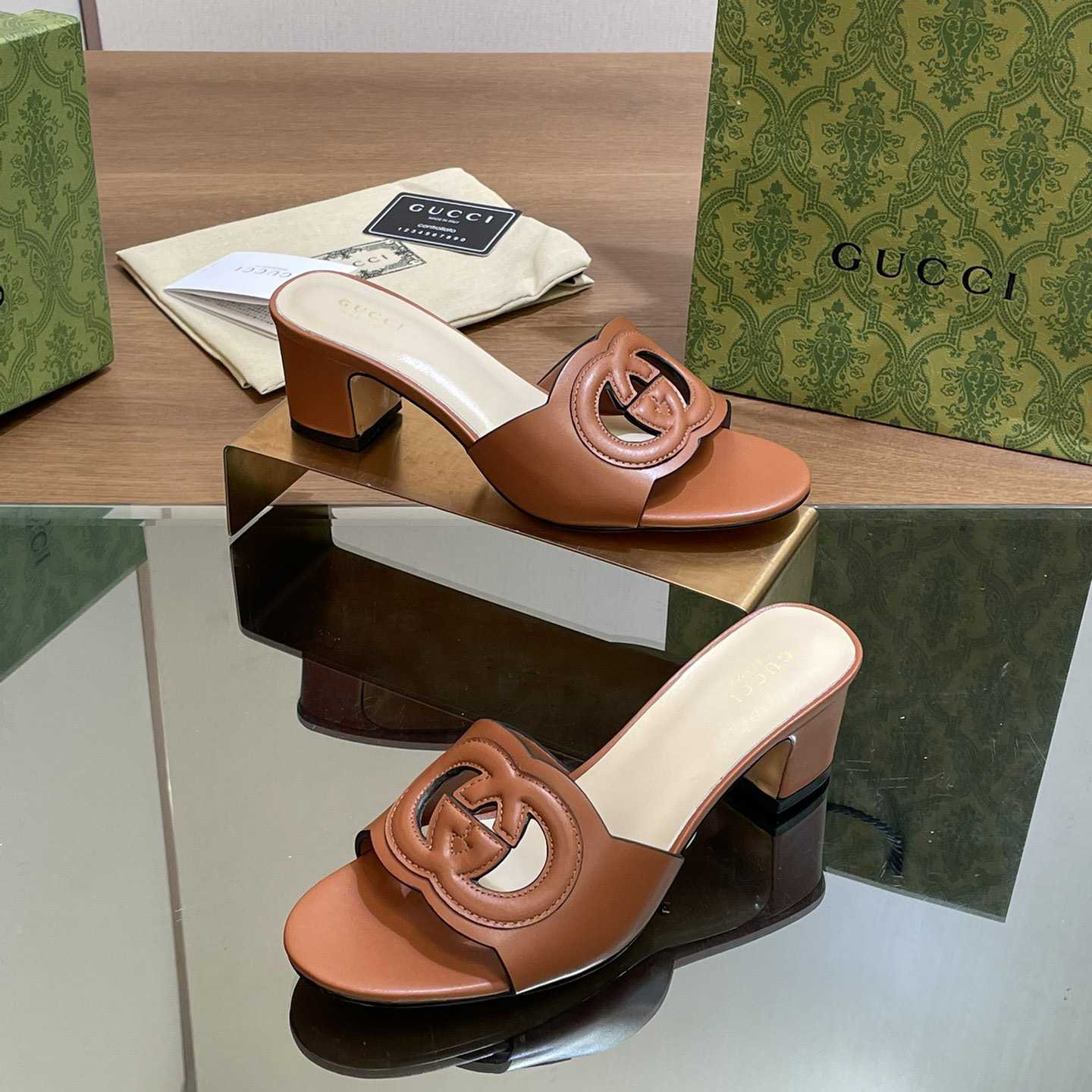 Gucci Women's Interlocking G Slide Sandal  - DopestKickz