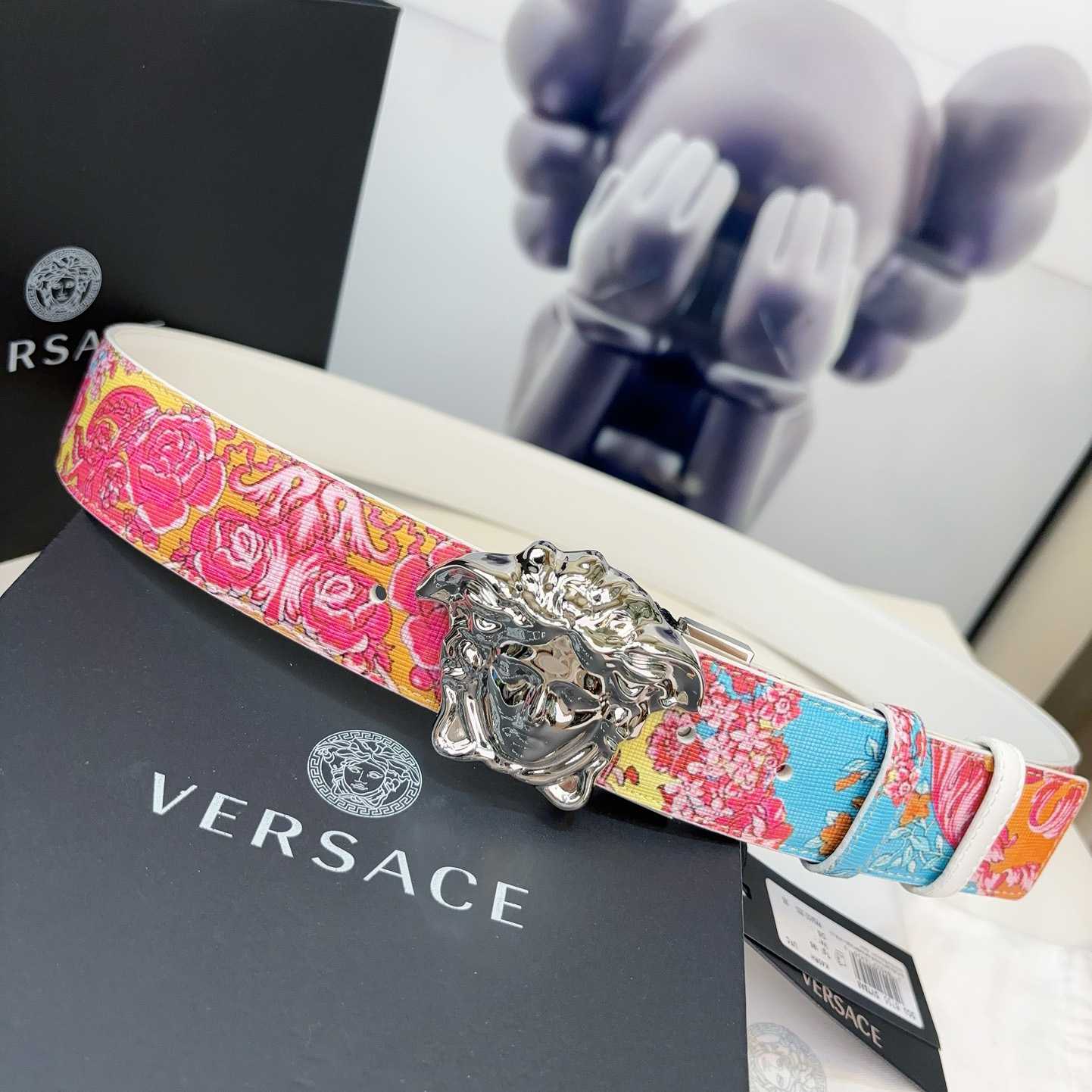 Versace Leather Waist Belt    40mm - DopestKickz