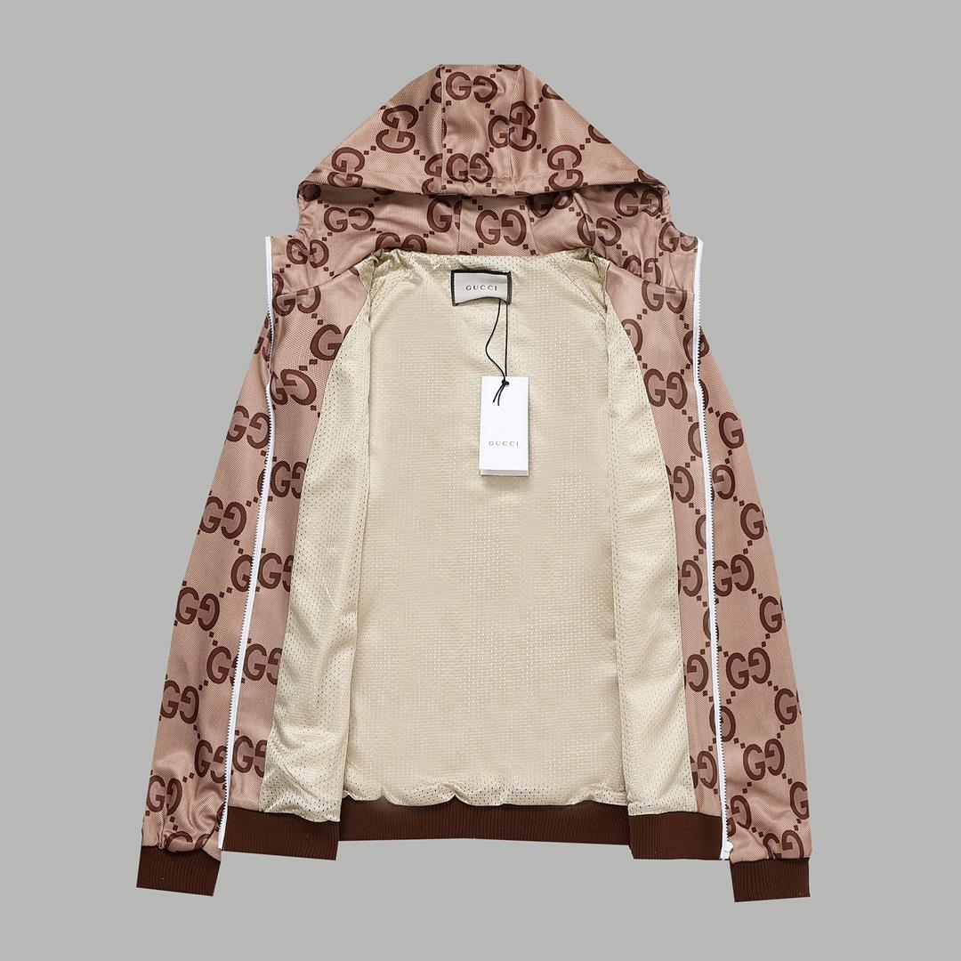 Gucci Gg Supreme Hooded Jacket - DopestKickz