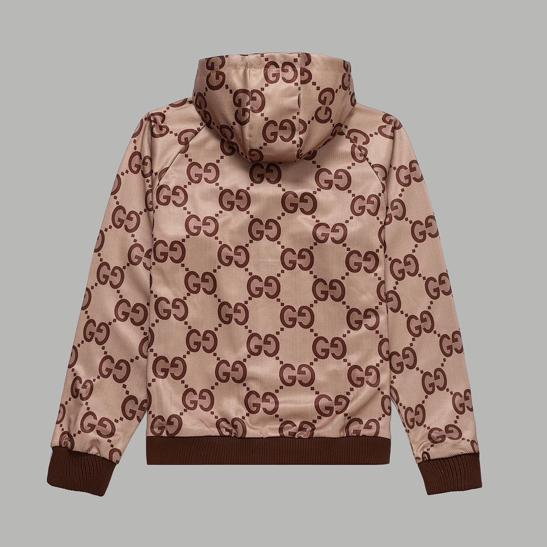Gucci Gg Supreme Hooded Jacket - DopestKickz