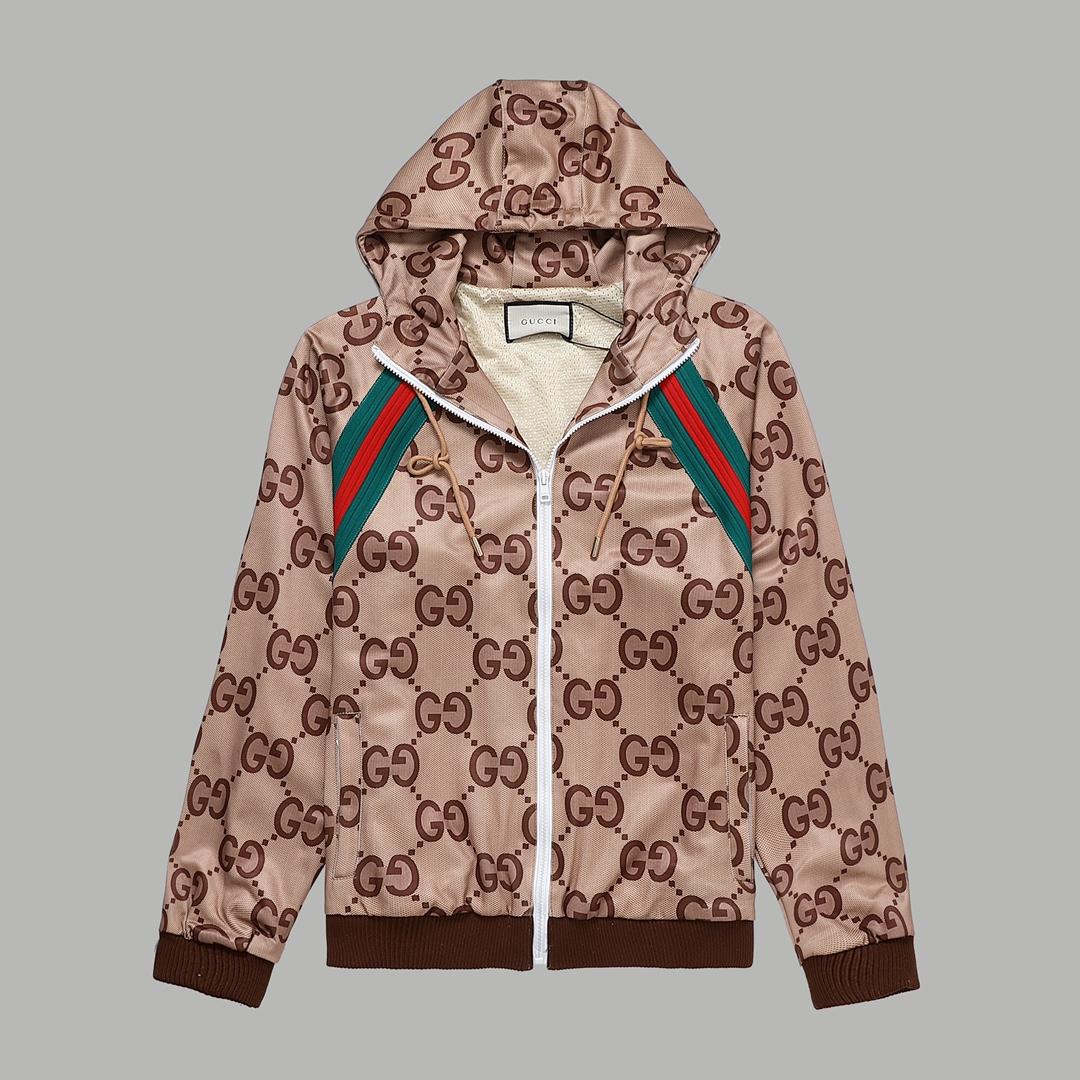 Gucci Gg Supreme Hooded Jacket - DopestKickz