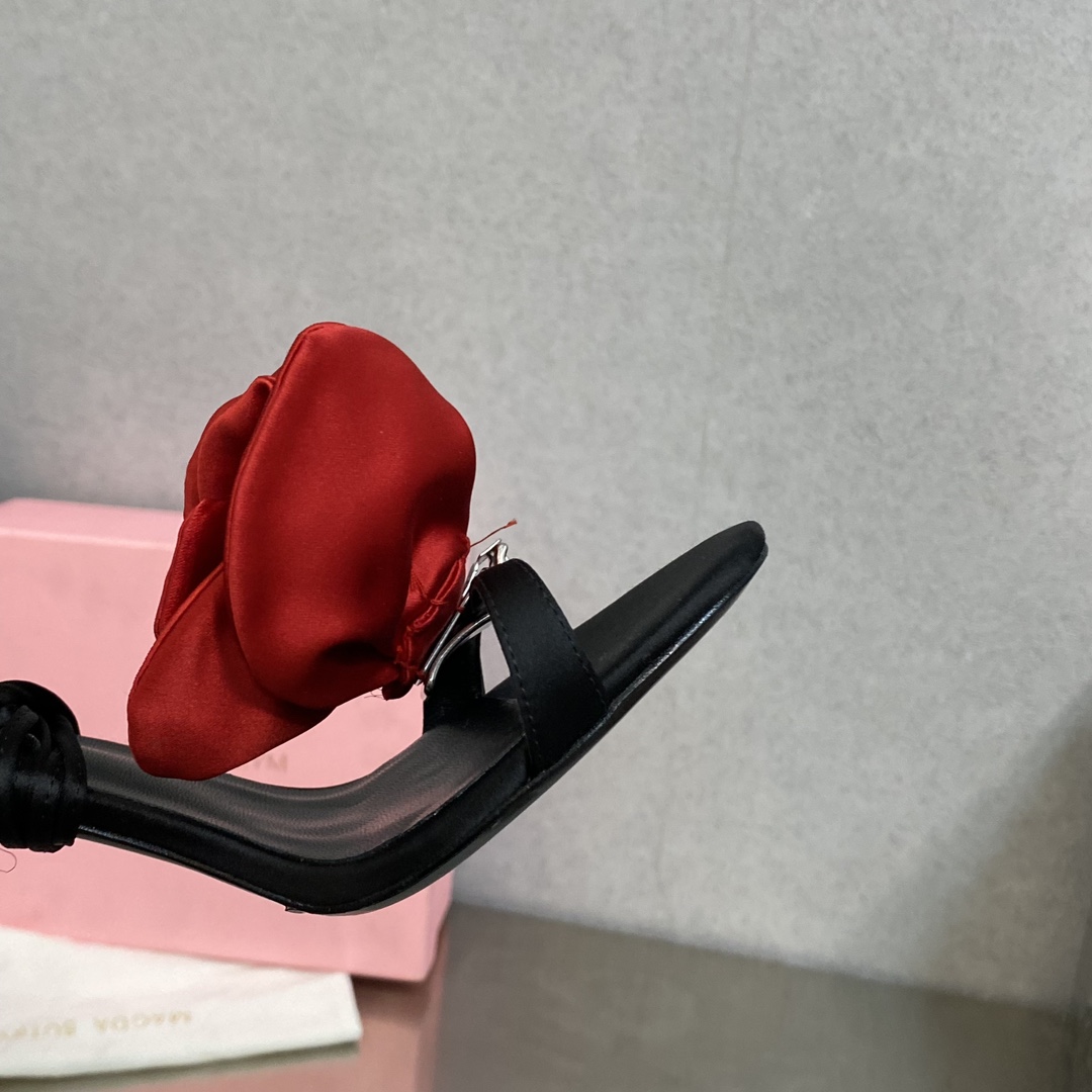Magda Butrym Flower Heel Sandals - DopestKickz