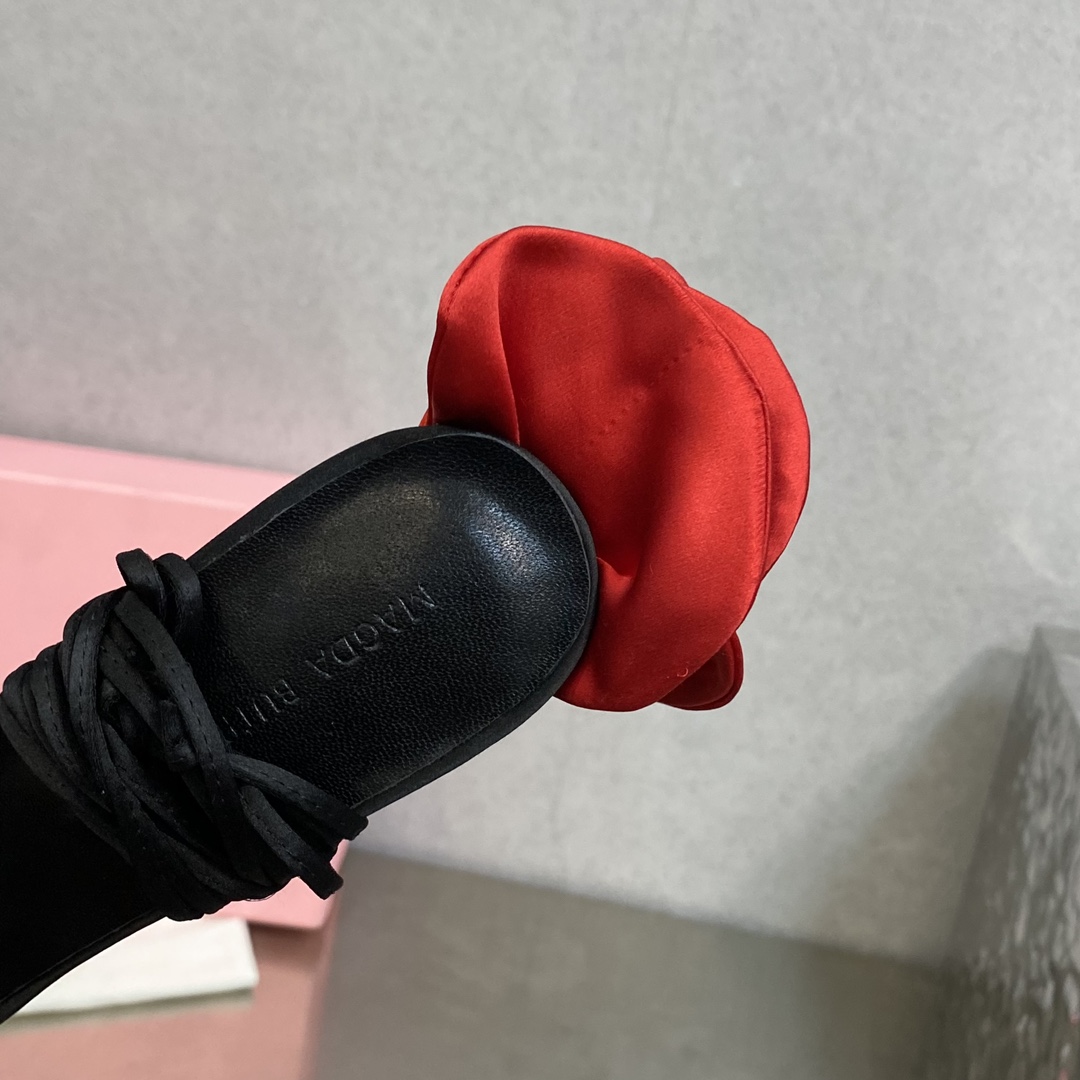 Magda Butrym Flower Heel Sandals - DopestKickz