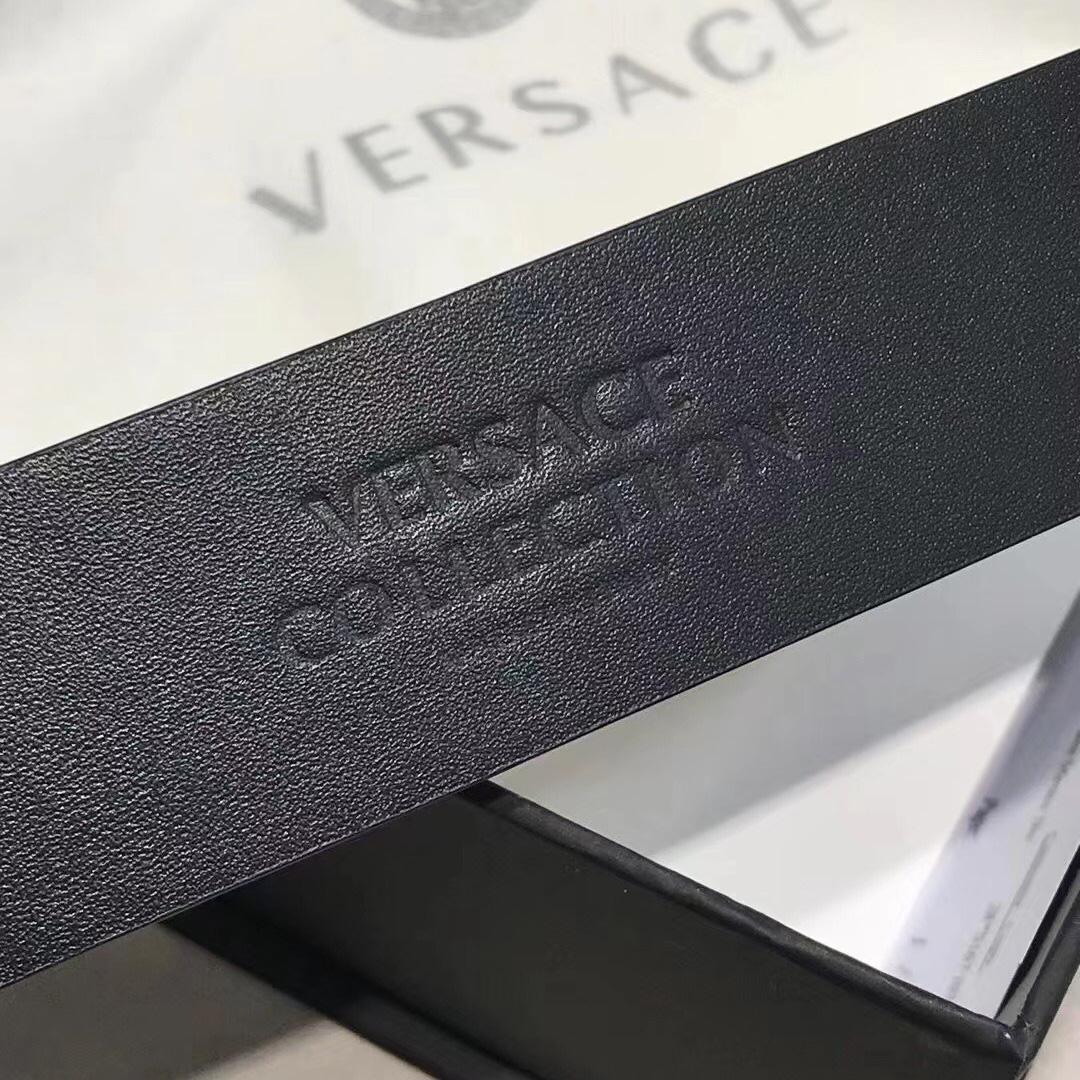 Versace Leather Belt   35mm - DopestKickz