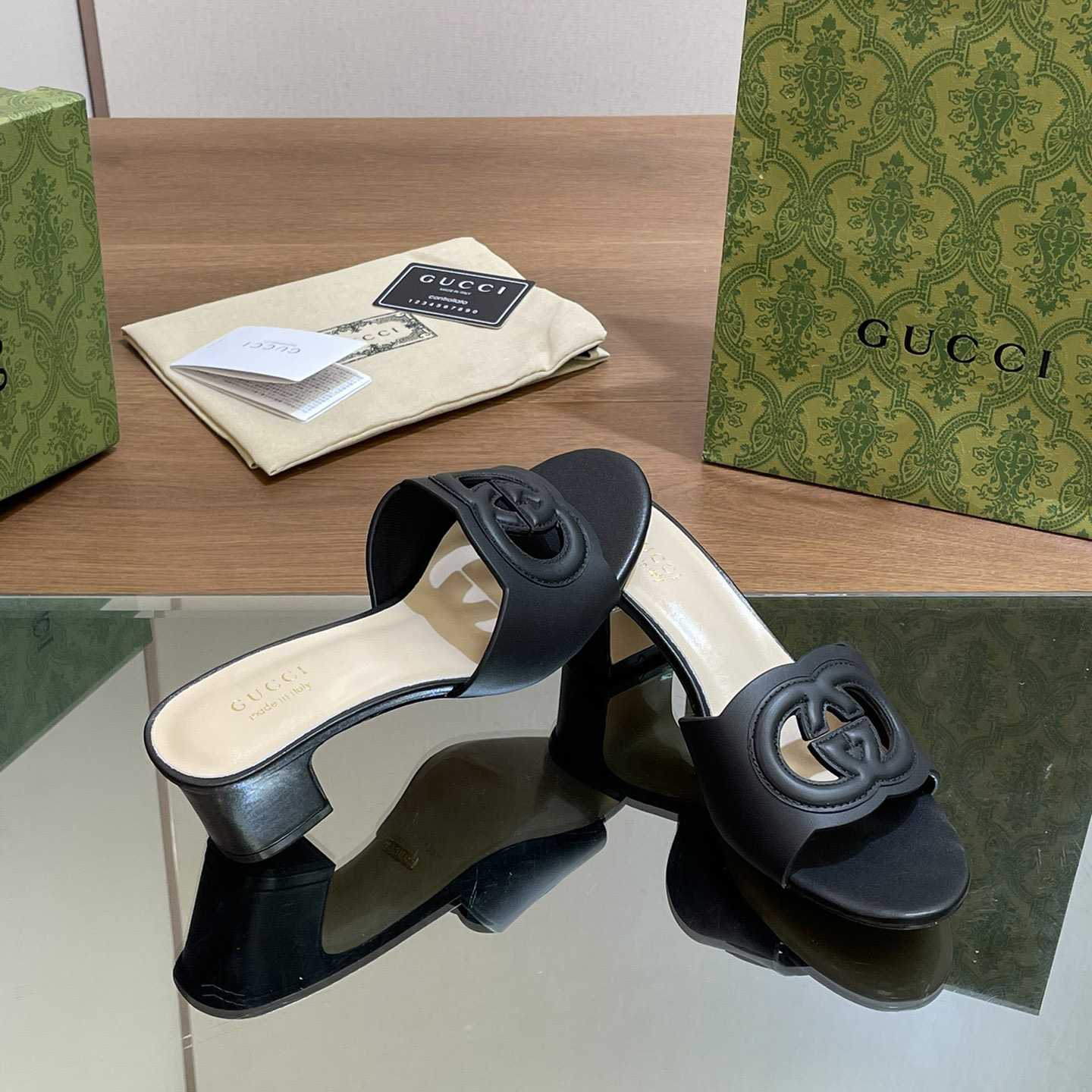 Gucci Women's Interlocking G Slide Sandal  - DopestKickz