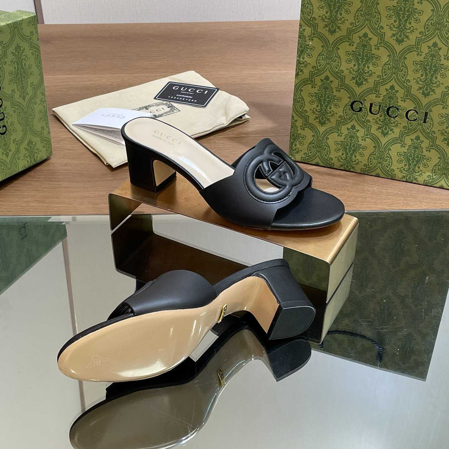 Gucci Women's Interlocking G Slide Sandal  - DopestKickz