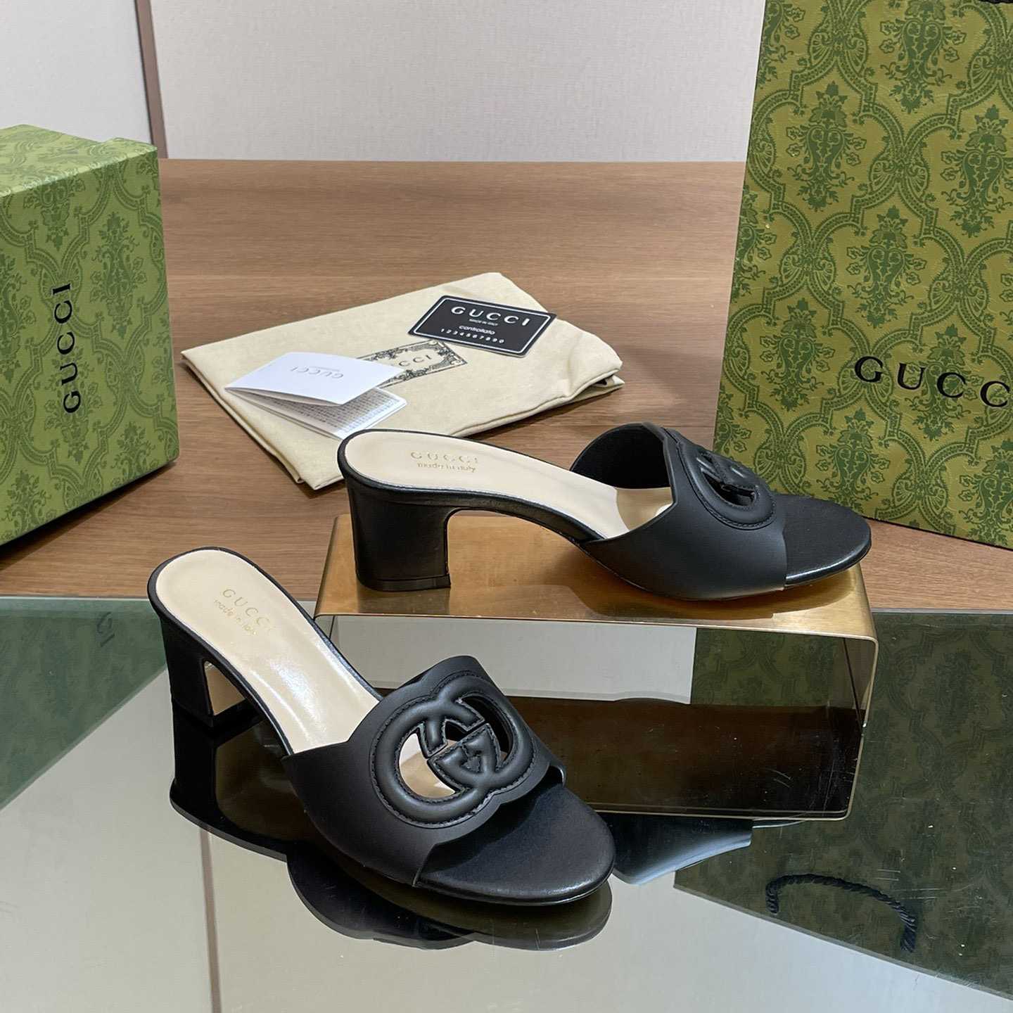 Gucci Women's Interlocking G Slide Sandal  - DopestKickz