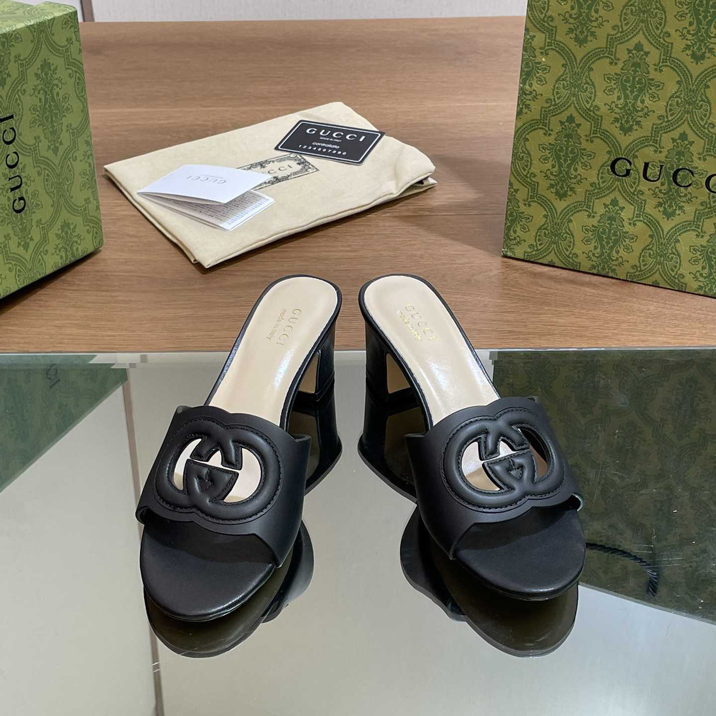 Gucci Women's Interlocking G Slide Sandal  - DopestKickz