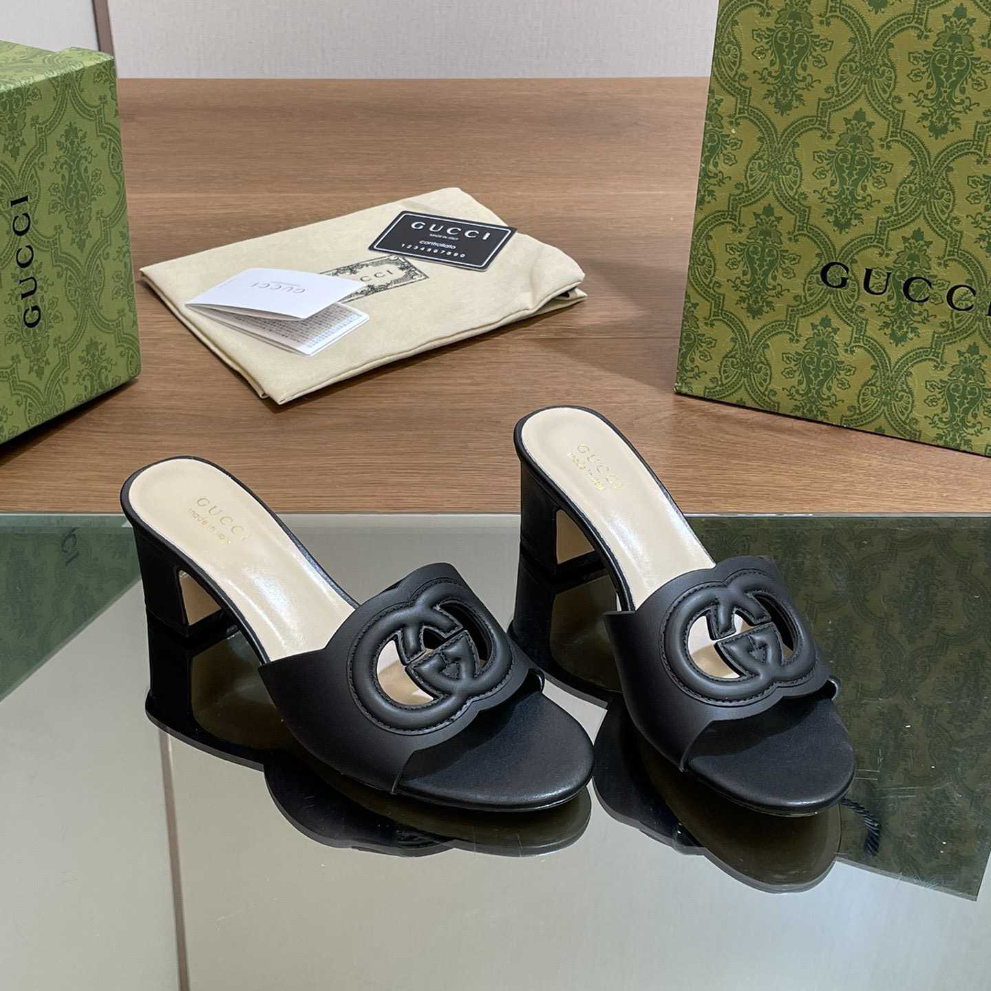 Gucci Women's Interlocking G Slide Sandal  - DopestKickz