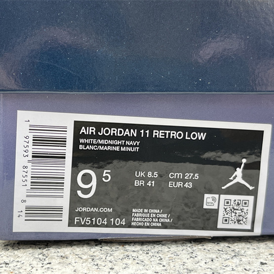 Jordan Air Jordan 11 Low“Diffused Blue” Sneaker    FV5104-104  - DopestKickz