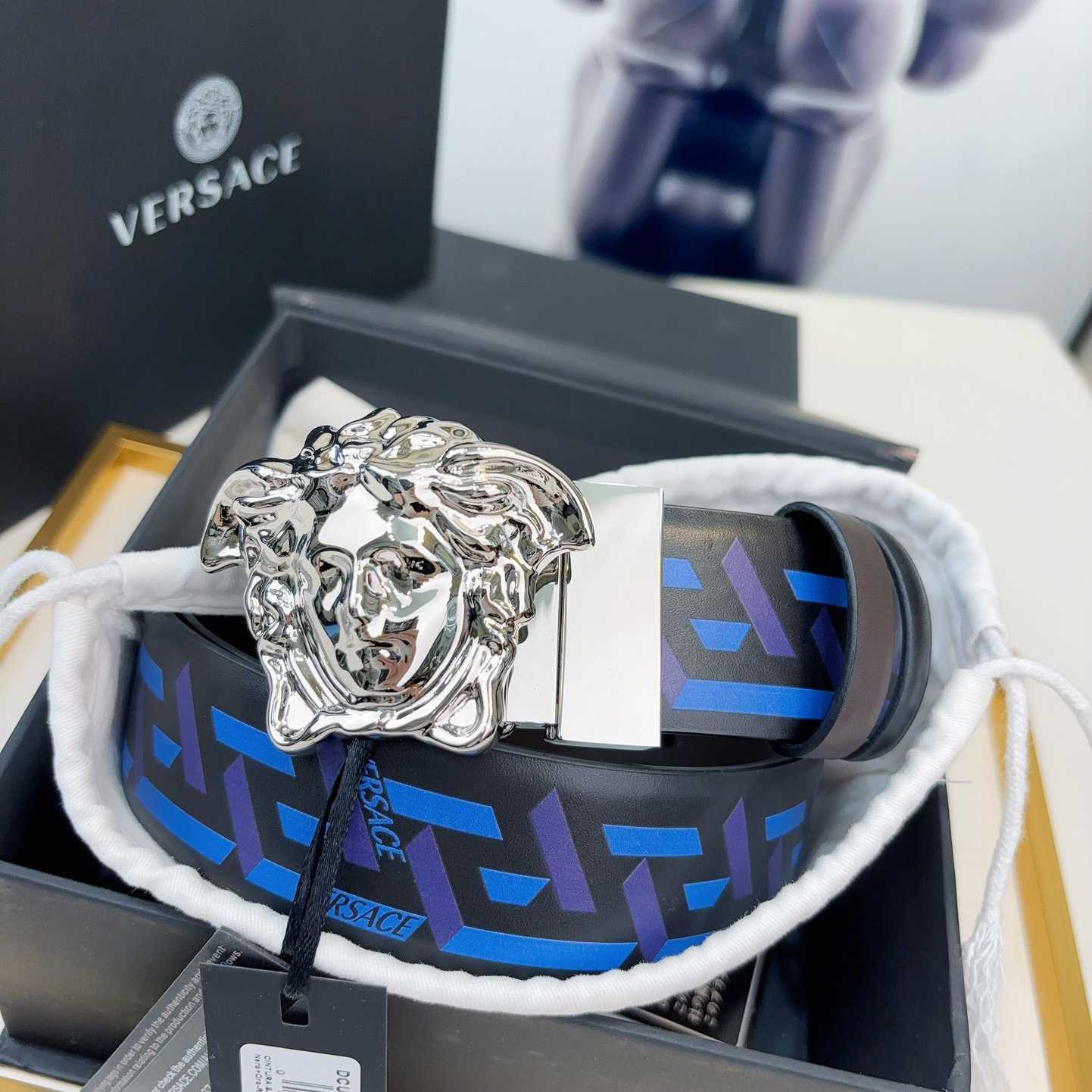 Versace Reversible Leather Belt    40mm - DopestKickz