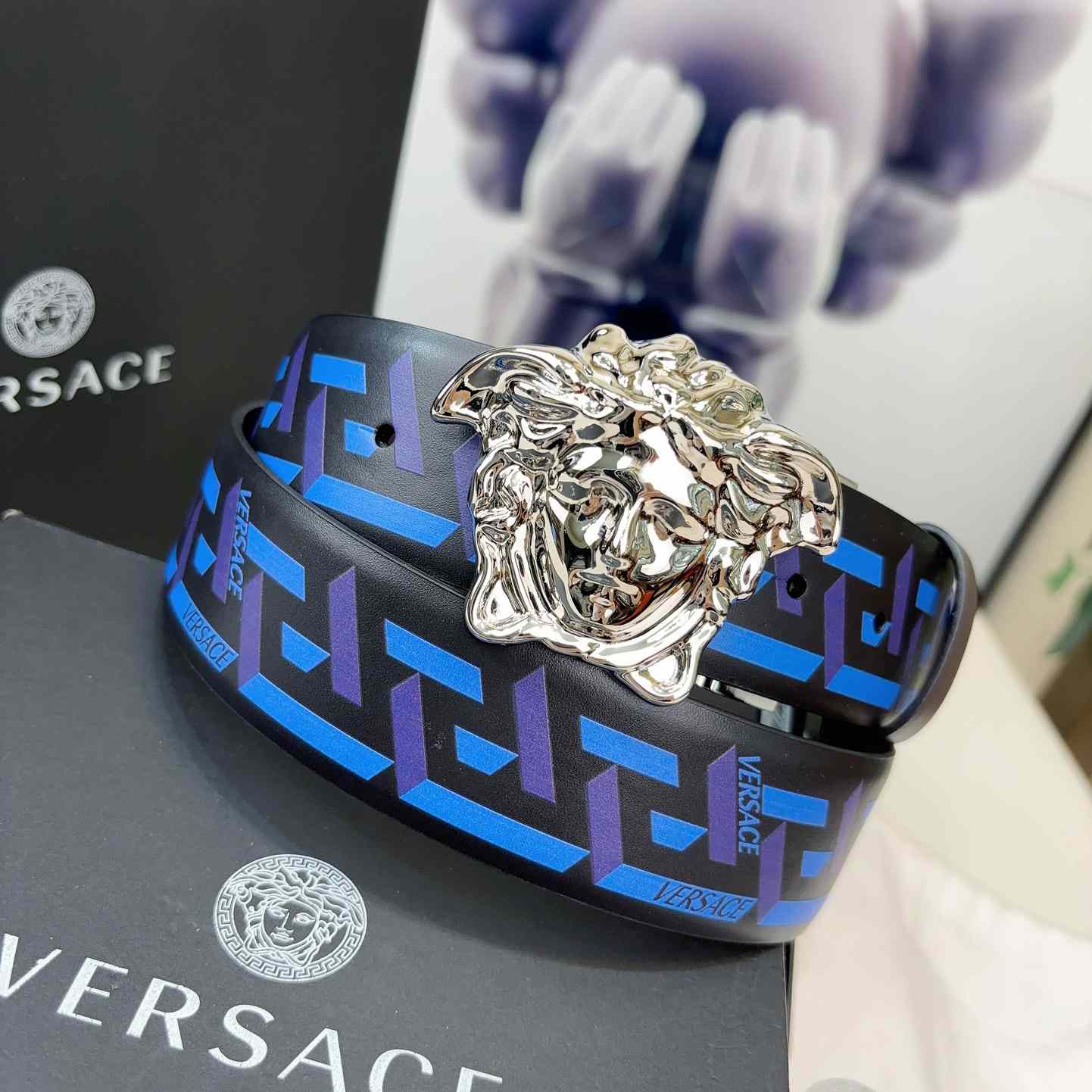 Versace Reversible Leather Belt    40mm - DopestKickz