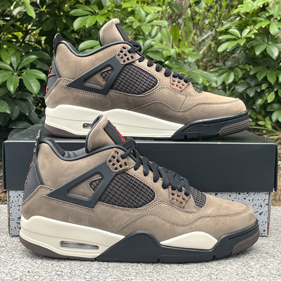Travis Scott x Air Jordan 4 Retro Brown TS Sneakers    AJ4-766302 - DopestKickz