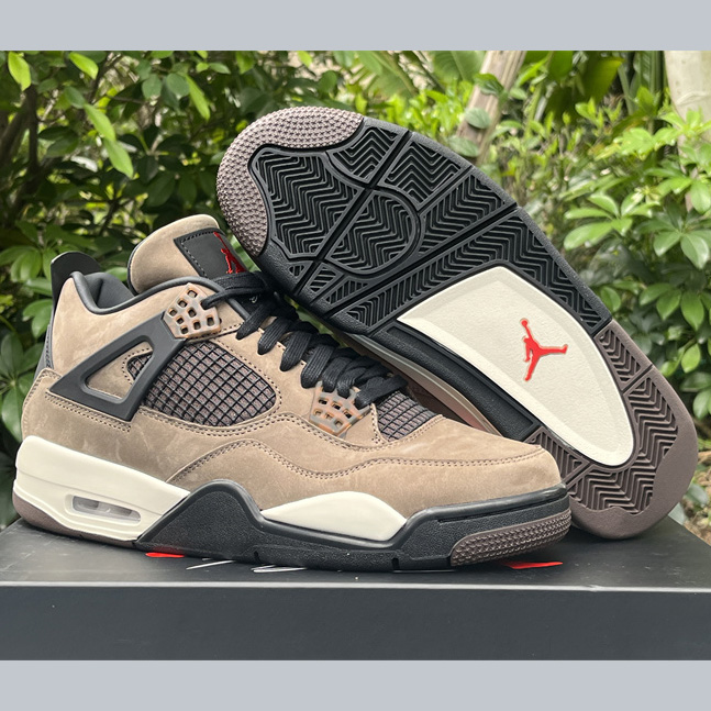 Travis Scott x Air Jordan 4 Retro Brown TS Sneakers    AJ4-766302 - DopestKickz