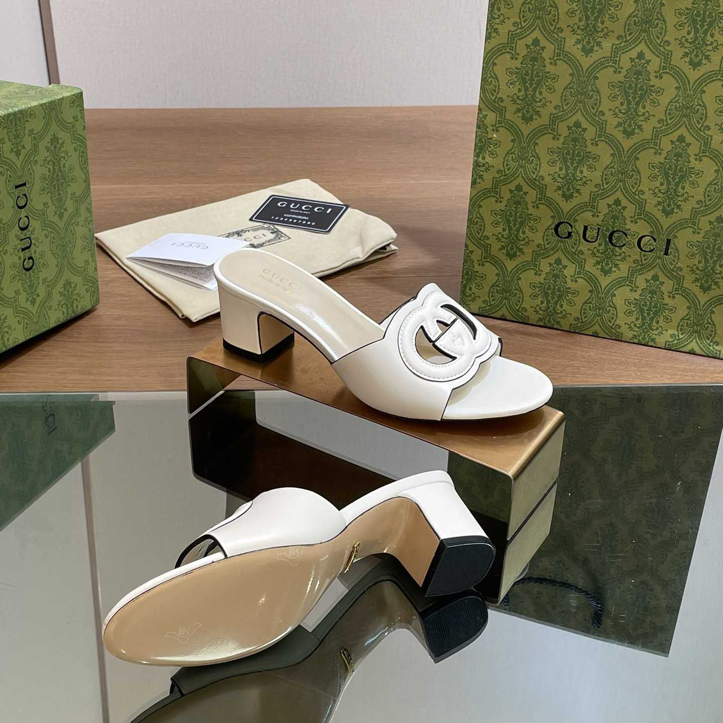 Gucci Women's Interlocking G Slide Sandal  - DopestKickz