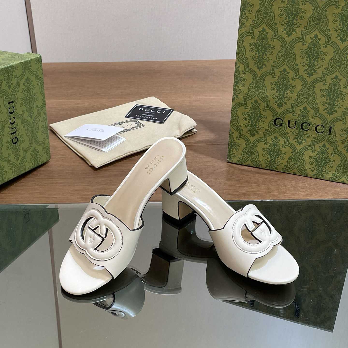 Gucci Women's Interlocking G Slide Sandal  - DopestKickz