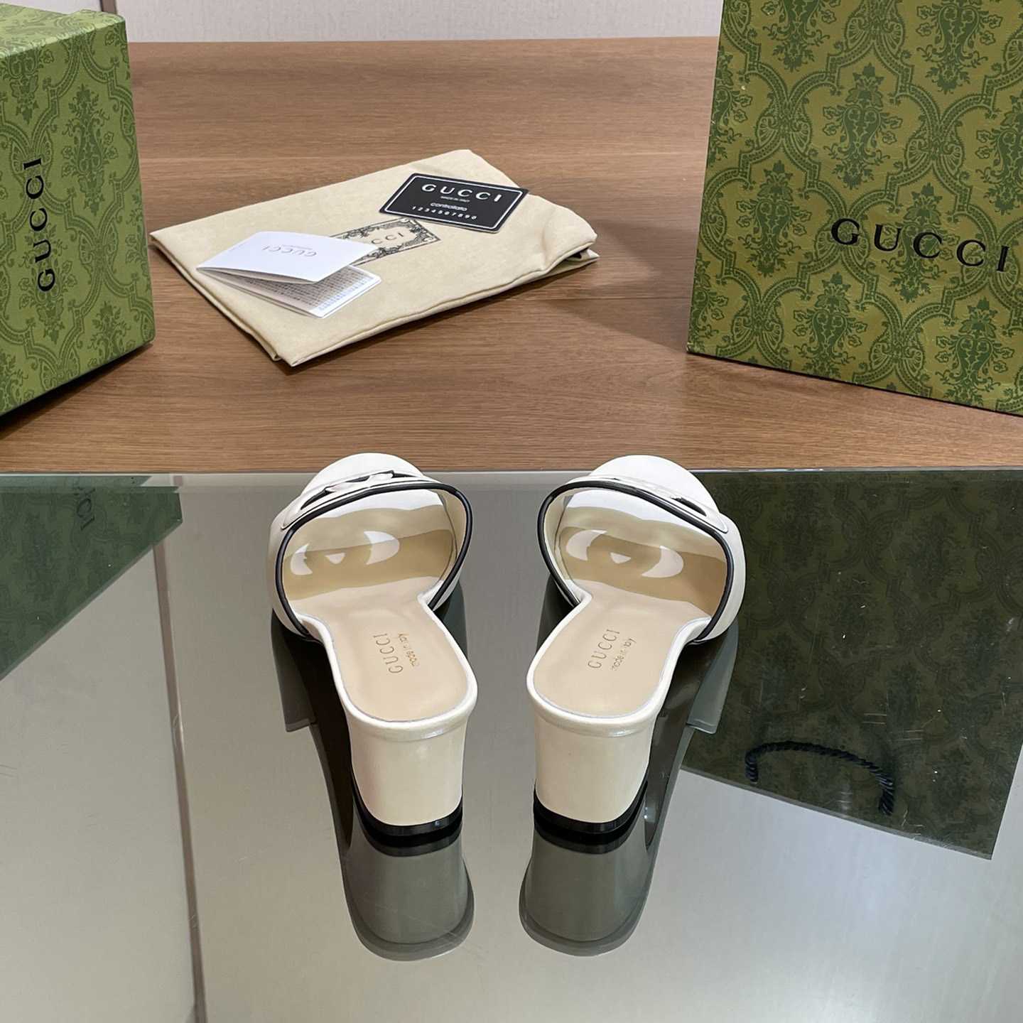 Gucci Women's Interlocking G Slide Sandal  - DopestKickz