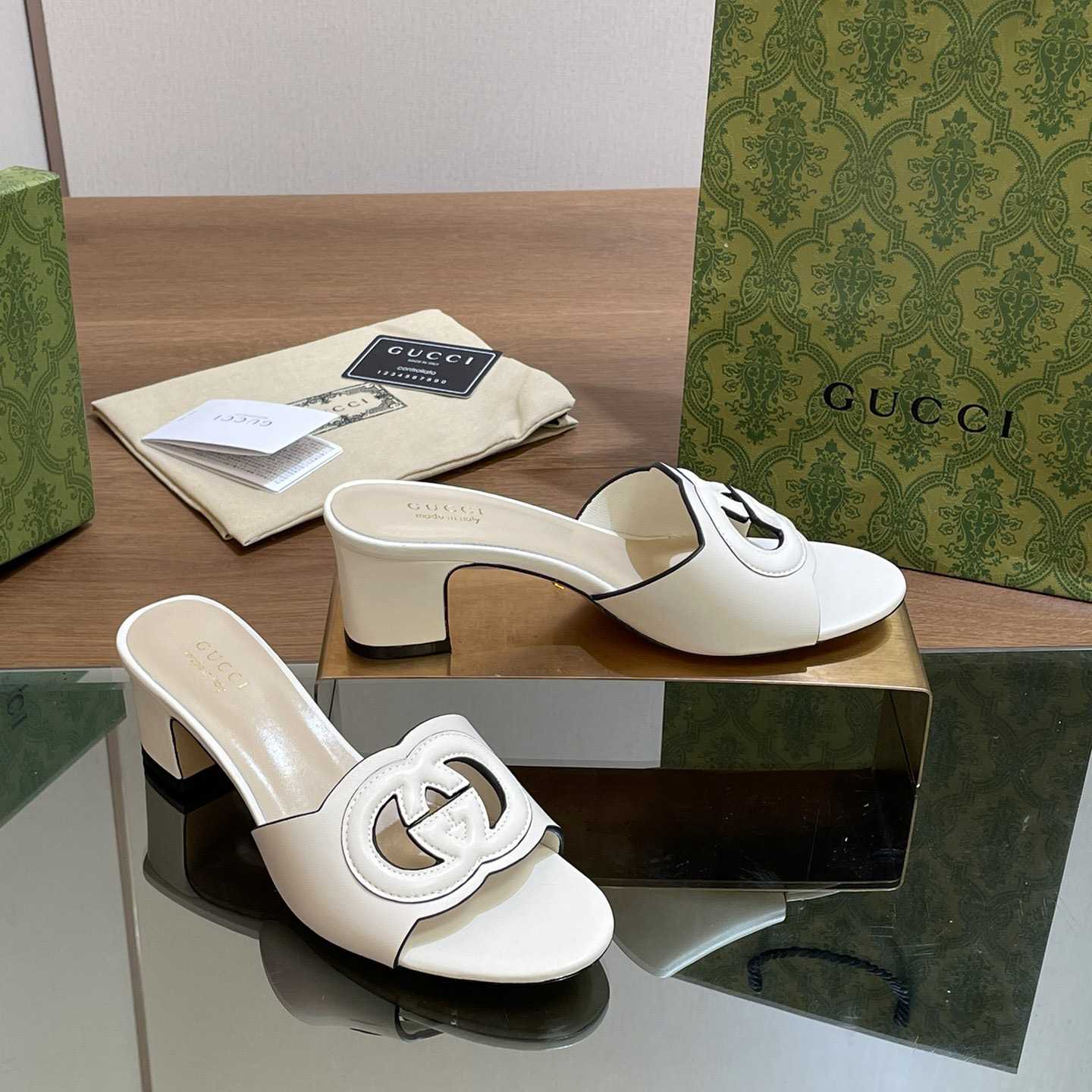 Gucci Women's Interlocking G Slide Sandal  - DopestKickz