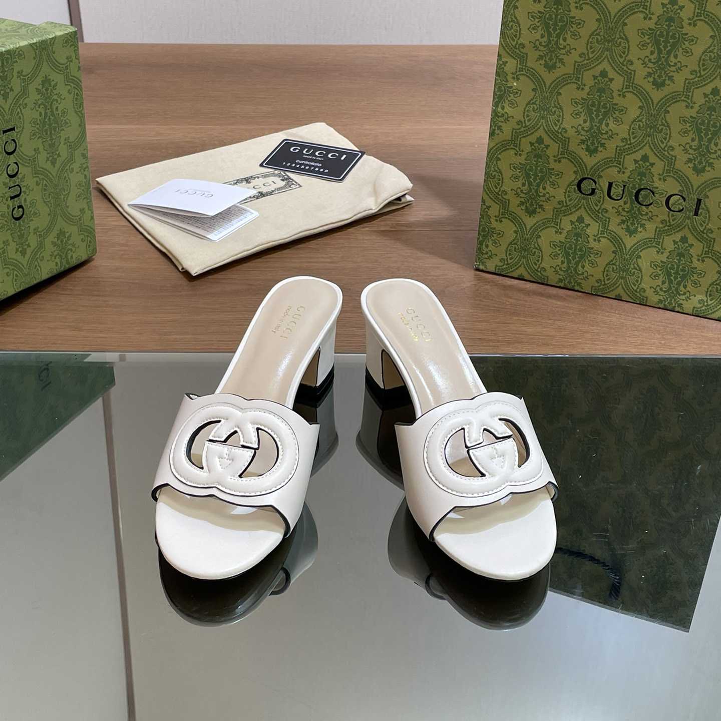 Gucci Women's Interlocking G Slide Sandal  - DopestKickz