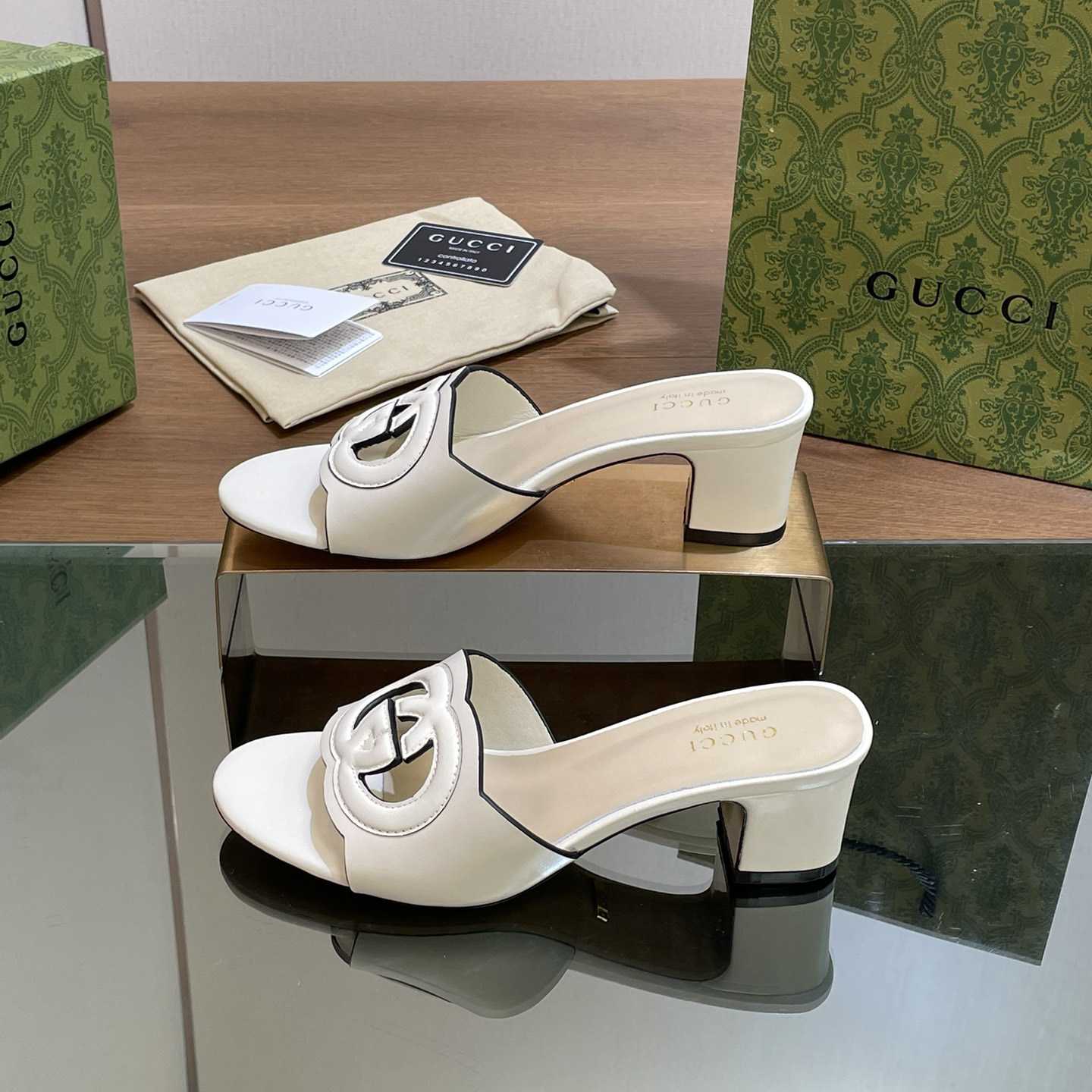 Gucci Women's Interlocking G Slide Sandal  - DopestKickz