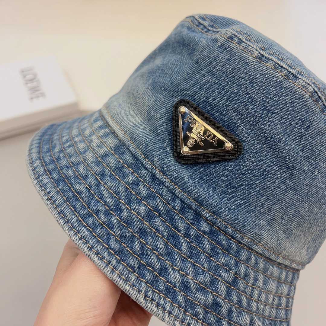 Prada Denim Bucket Hat - DopestKickz