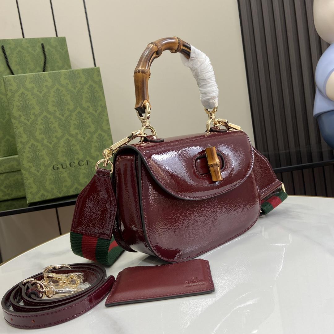 Gucci Bamboo 1947 Small Top Handle Bag   - DopestKickz