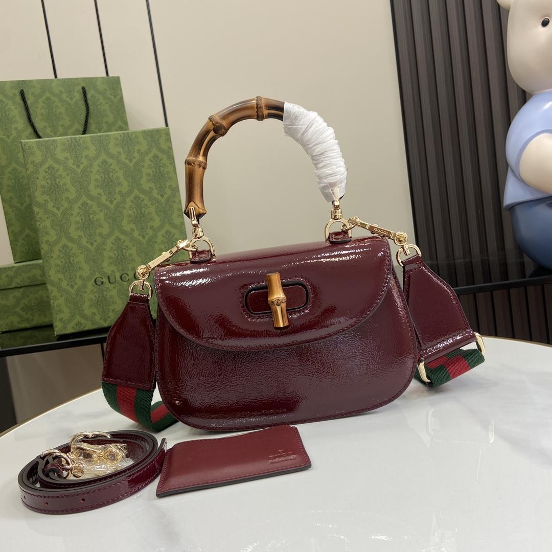 Gucci Bamboo 1947 Small Top Handle Bag   - DopestKickz