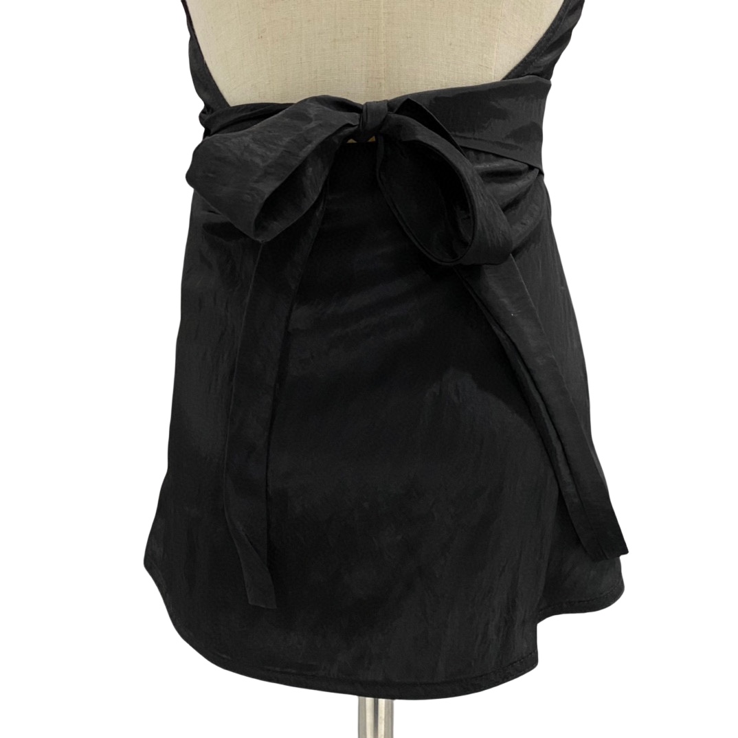 Rick Owens Laura Satin Wrap Top - DopestKickz