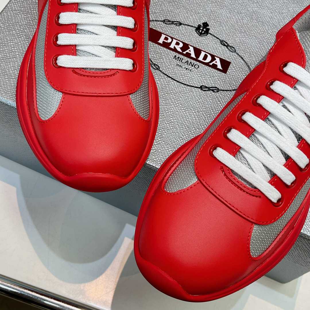 Prada America's Cup Soft Rubber And Bike Fabric Sneakers - DopestKickz