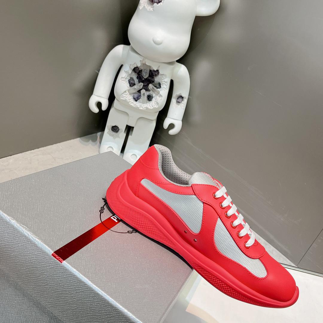 Prada America's Cup Soft Rubber And Bike Fabric Sneakers - DopestKickz