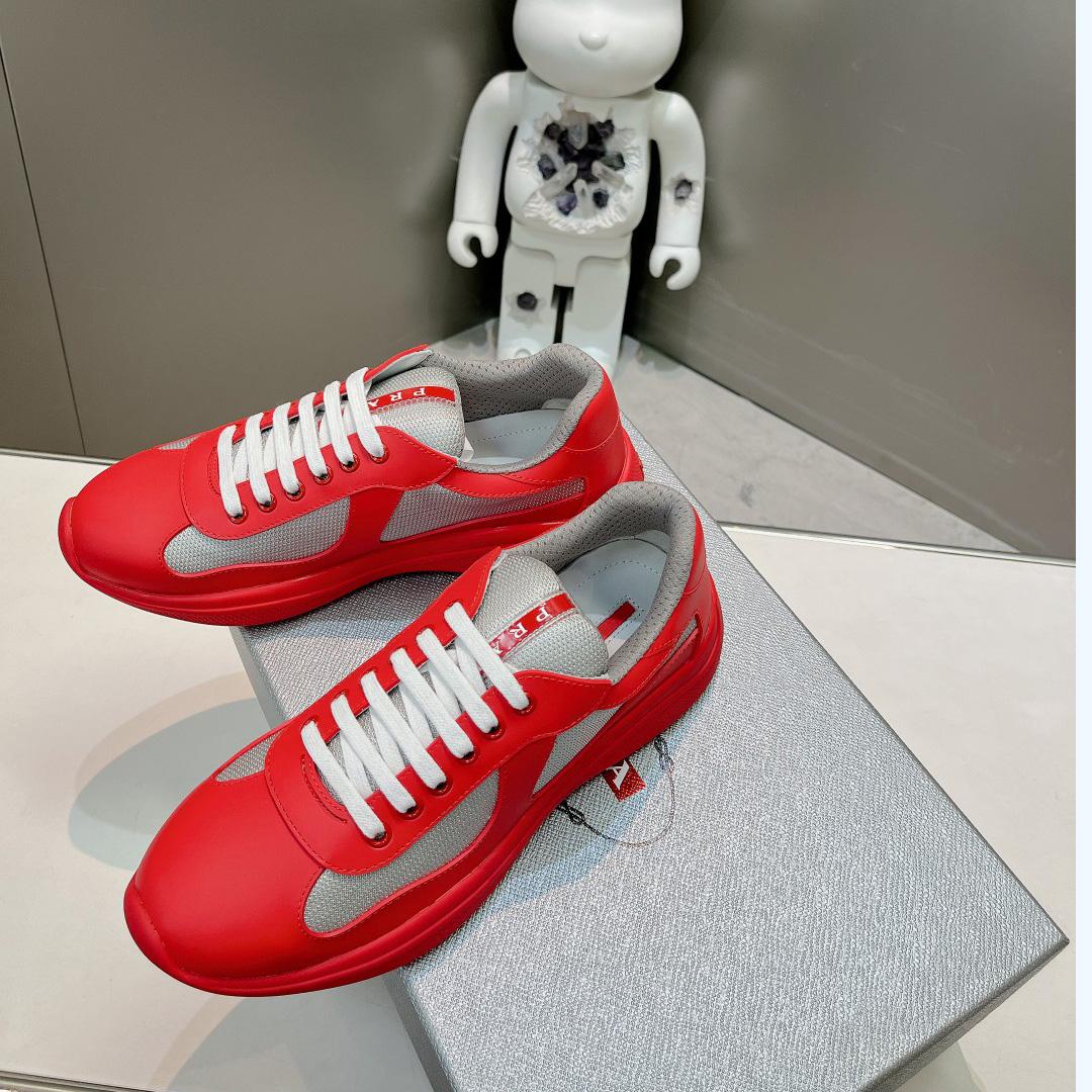 Prada America's Cup Soft Rubber And Bike Fabric Sneakers - DopestKickz