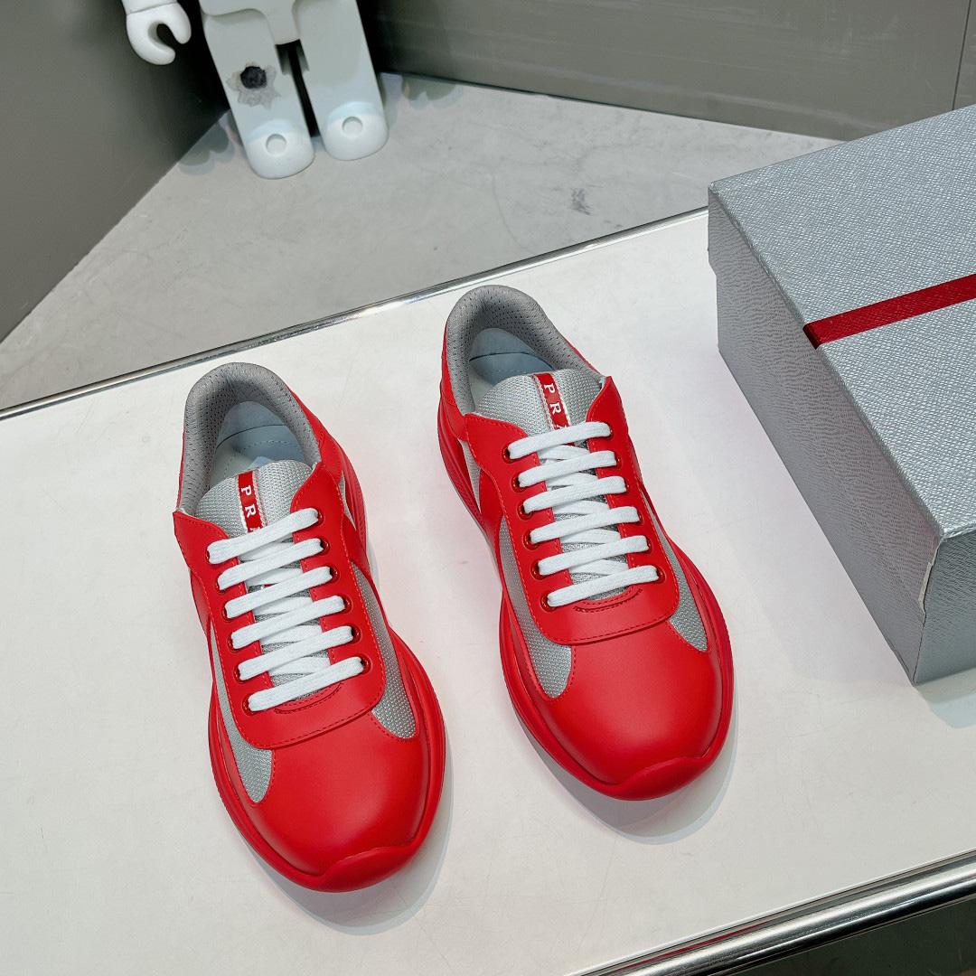 Prada America's Cup Soft Rubber And Bike Fabric Sneakers - DopestKickz