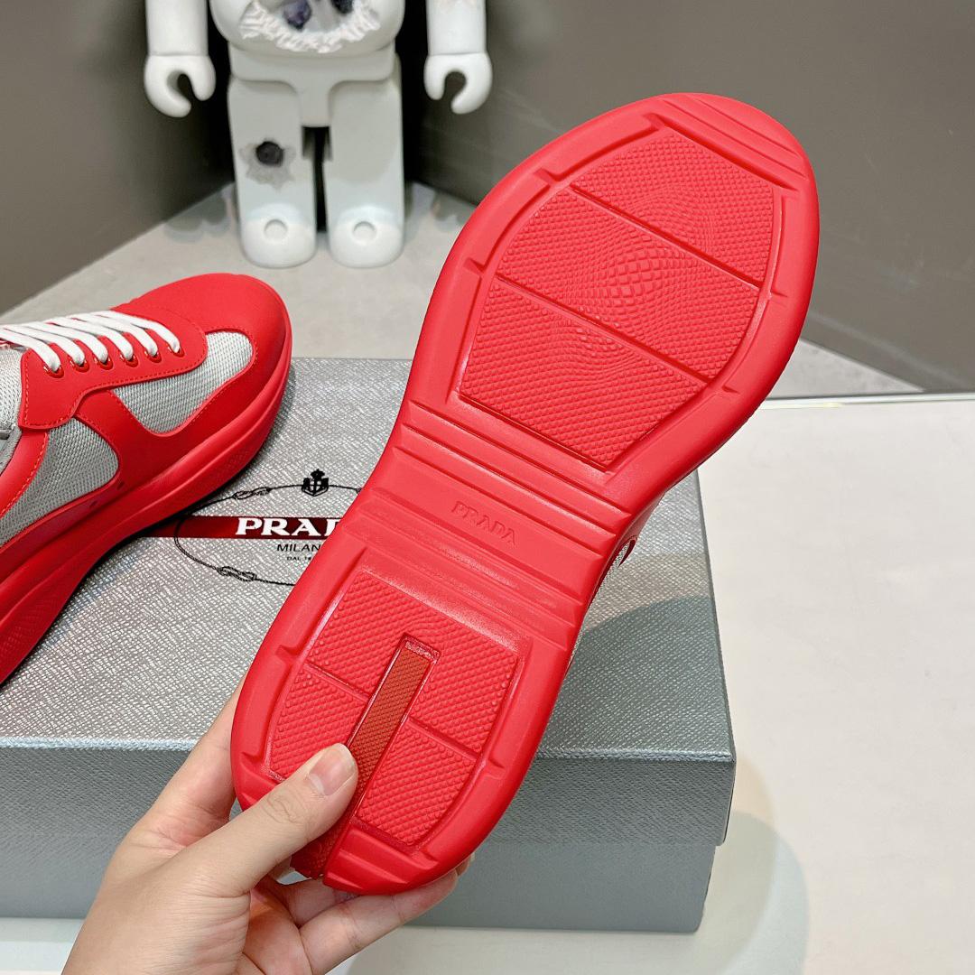 Prada America's Cup Soft Rubber And Bike Fabric Sneakers - DopestKickz