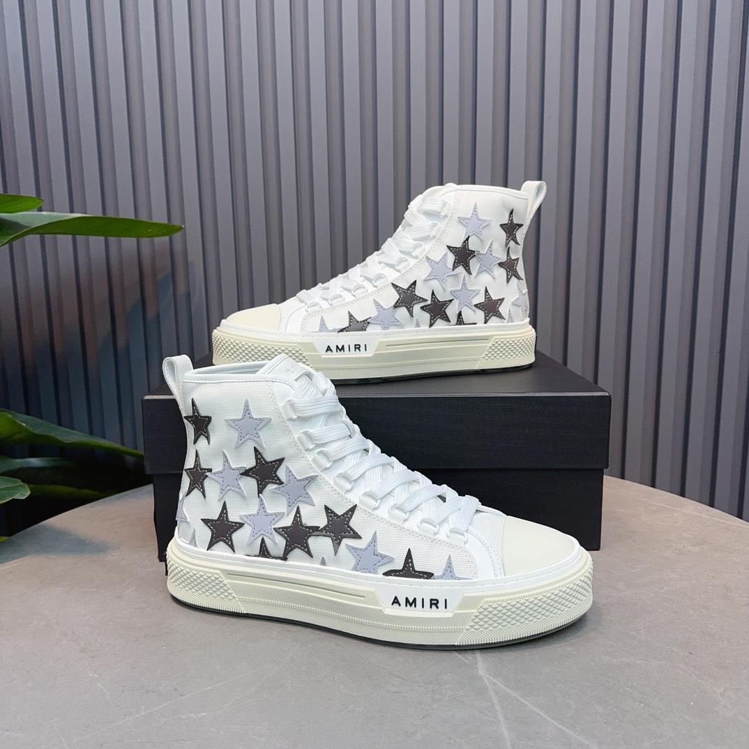 Amiri Stars High-top Sneakers - DopestKickz