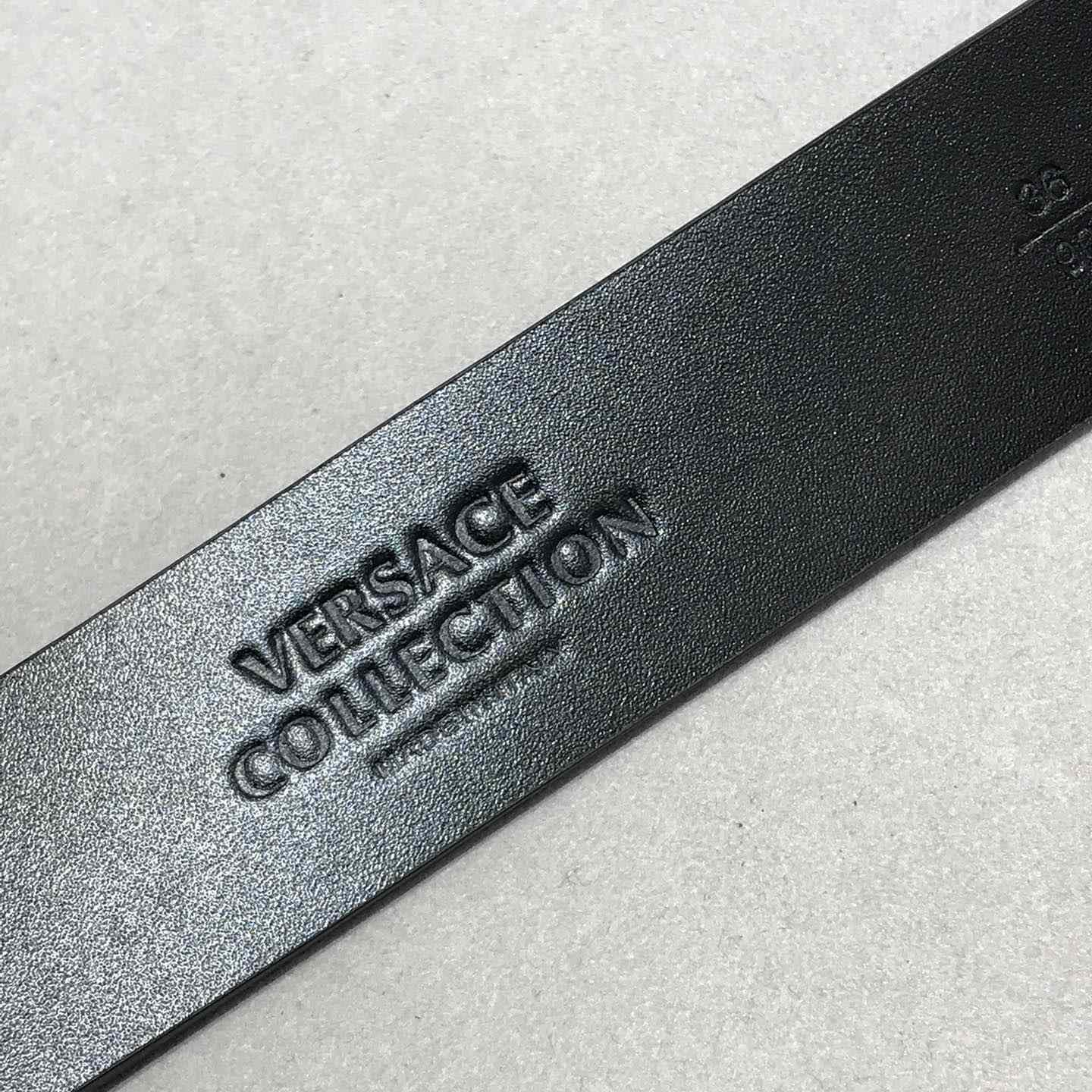 Versace Leather Belt   35mm - DopestKickz