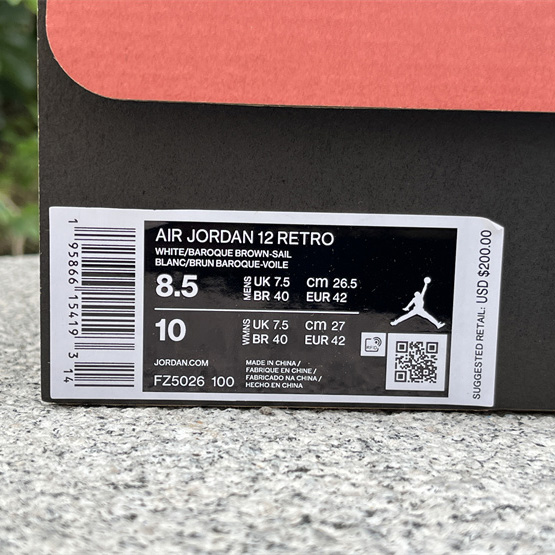 SoleFly x Air Jordan 12 Sneaker     FZ5026-100 - DopestKickz