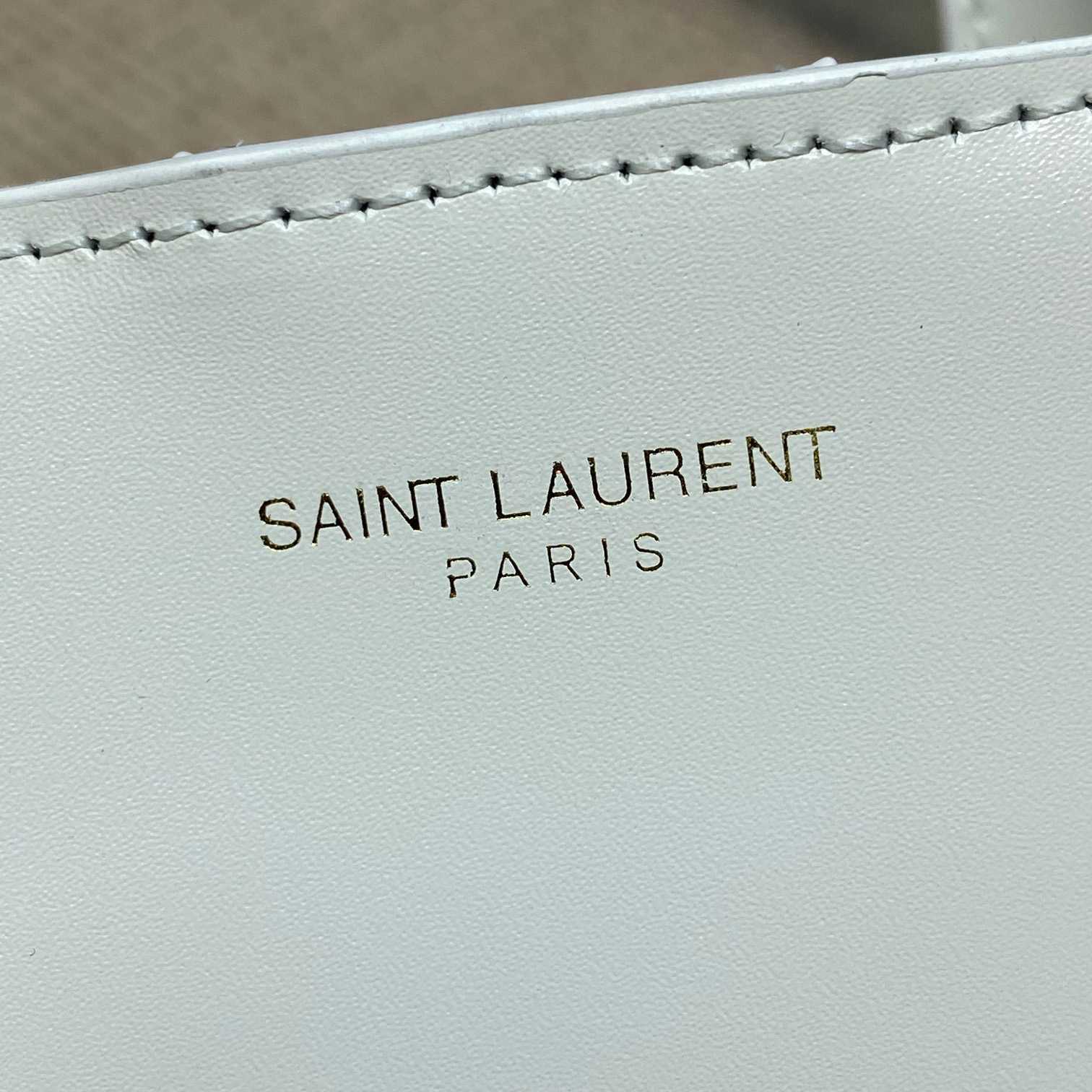 Saint Laurent Mini Toy Shopping Saint Laurent In Box Leather - DopestKickz