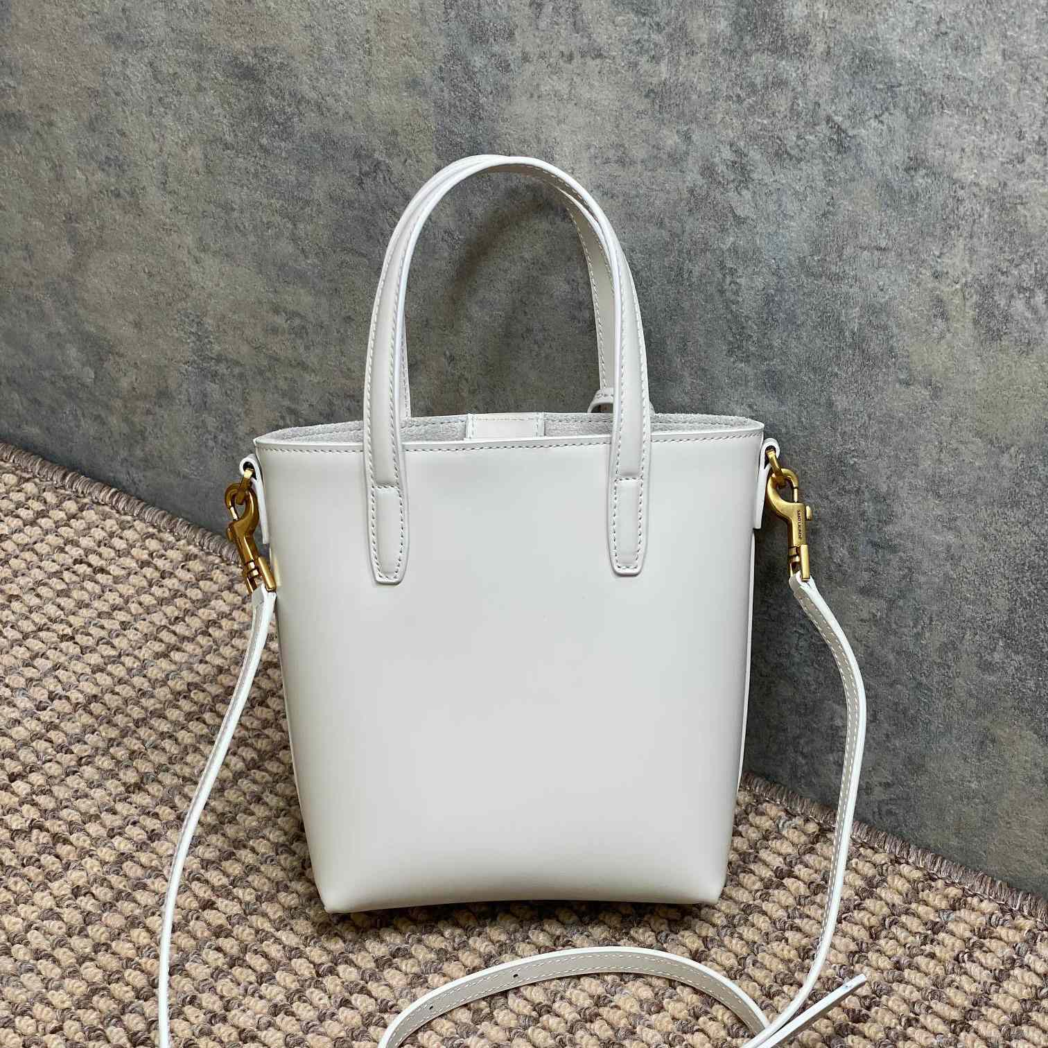 Saint Laurent Mini Toy Shopping Saint Laurent In Box Leather - DopestKickz