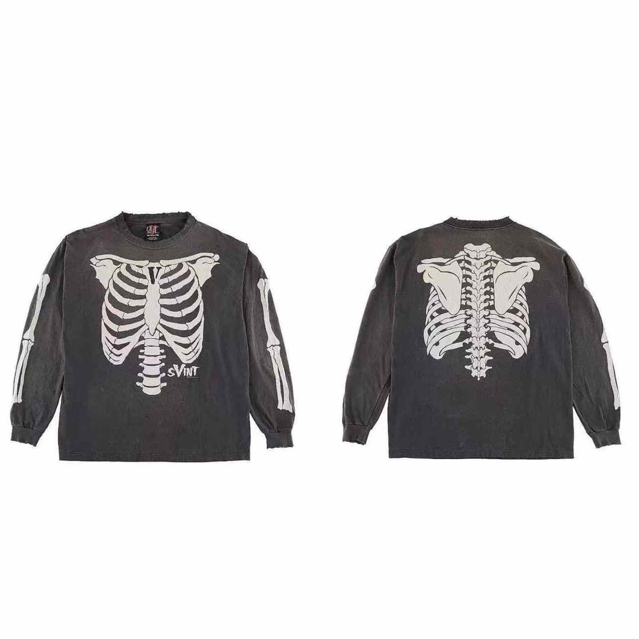 Saint Michael x VLONE Bone Longsleeve T-shirt - DopestKickz