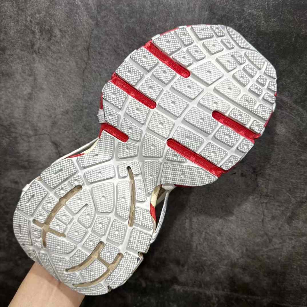 Balenciaga 3XL Extreme Lace Sneaker In Orange And Beige Mesh And Polyurethane - DopestKickz