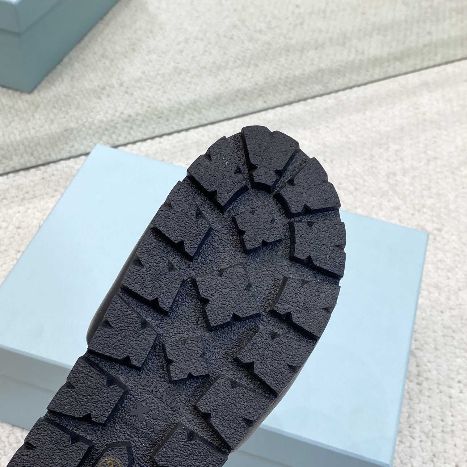 Prada Padded Nappa Leather Slides - DopestKickz