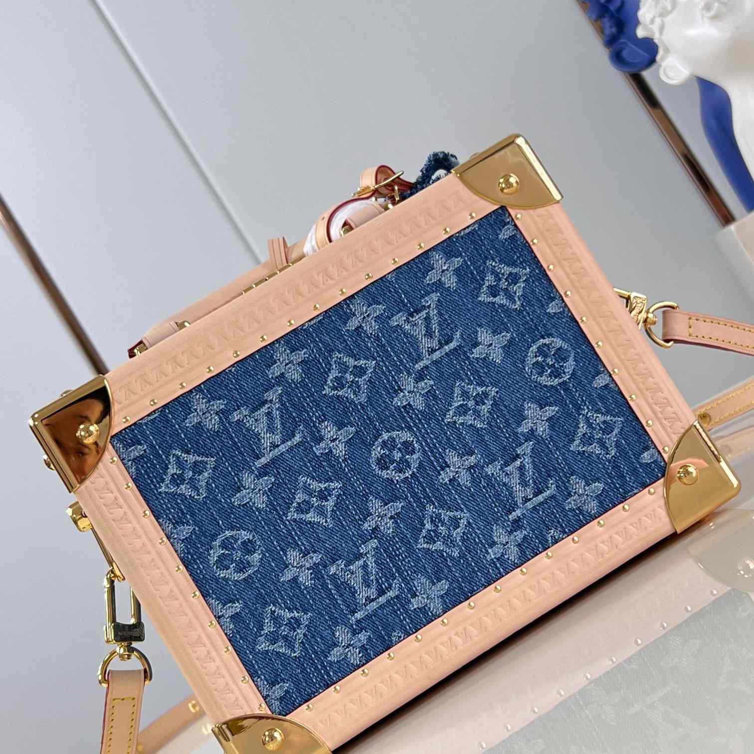 Louis Vuitton Petite Valise Denim Bleu  M24161 - DopestKickz