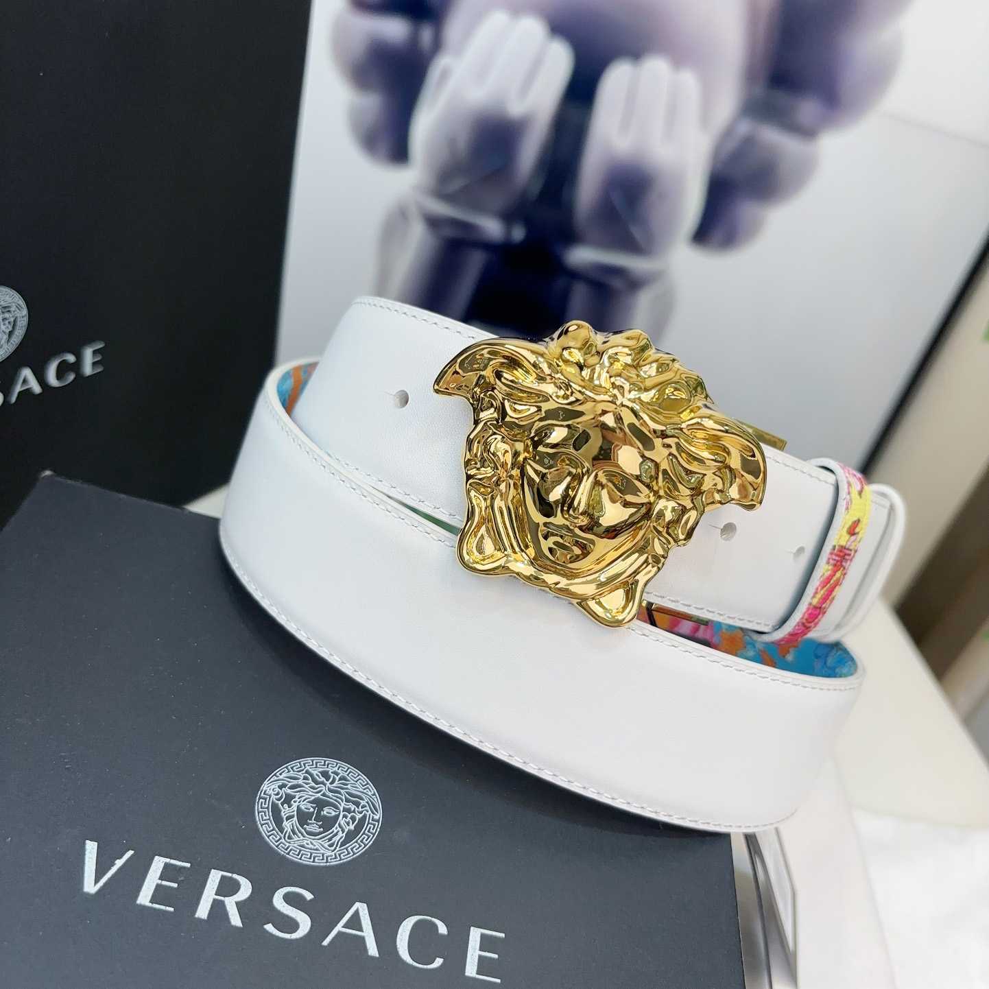 Versace Leather Waist Belt    40mm - DopestKickz