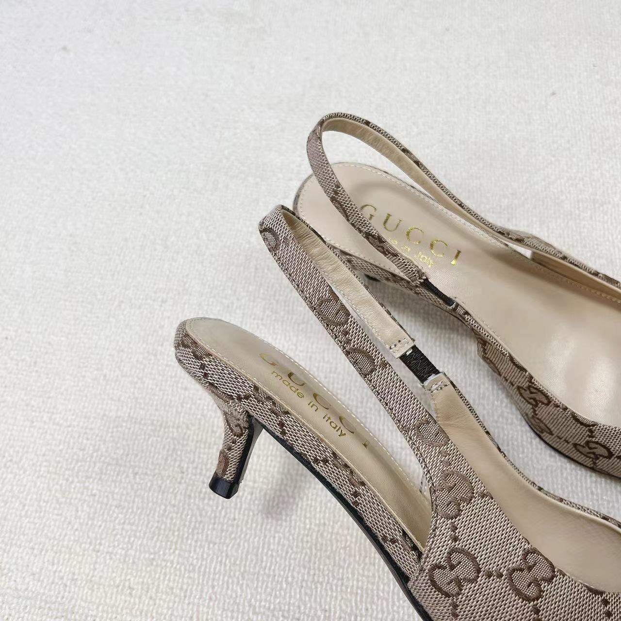 Gucci Women's Horsebit Slingback Pump - DopestKickz