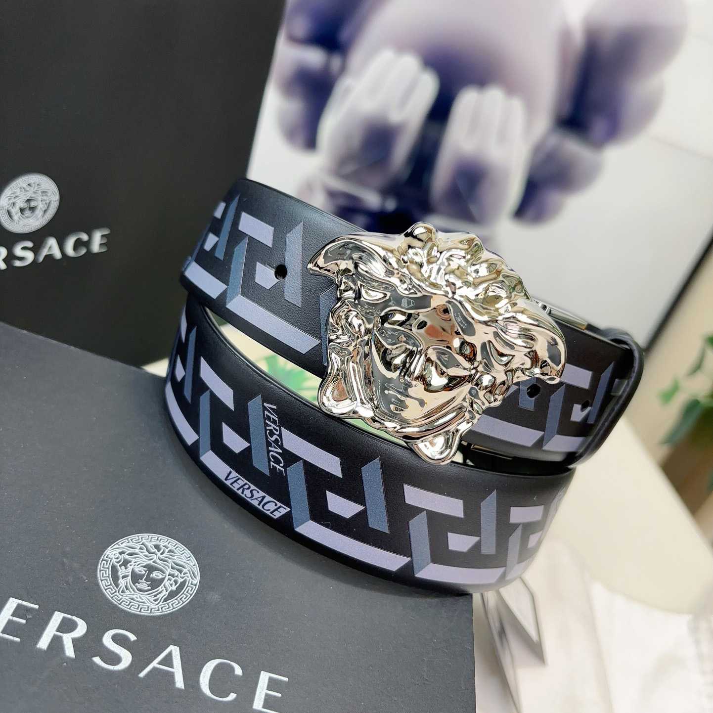 Versace Reversible Leather Belt    40mm - DopestKickz