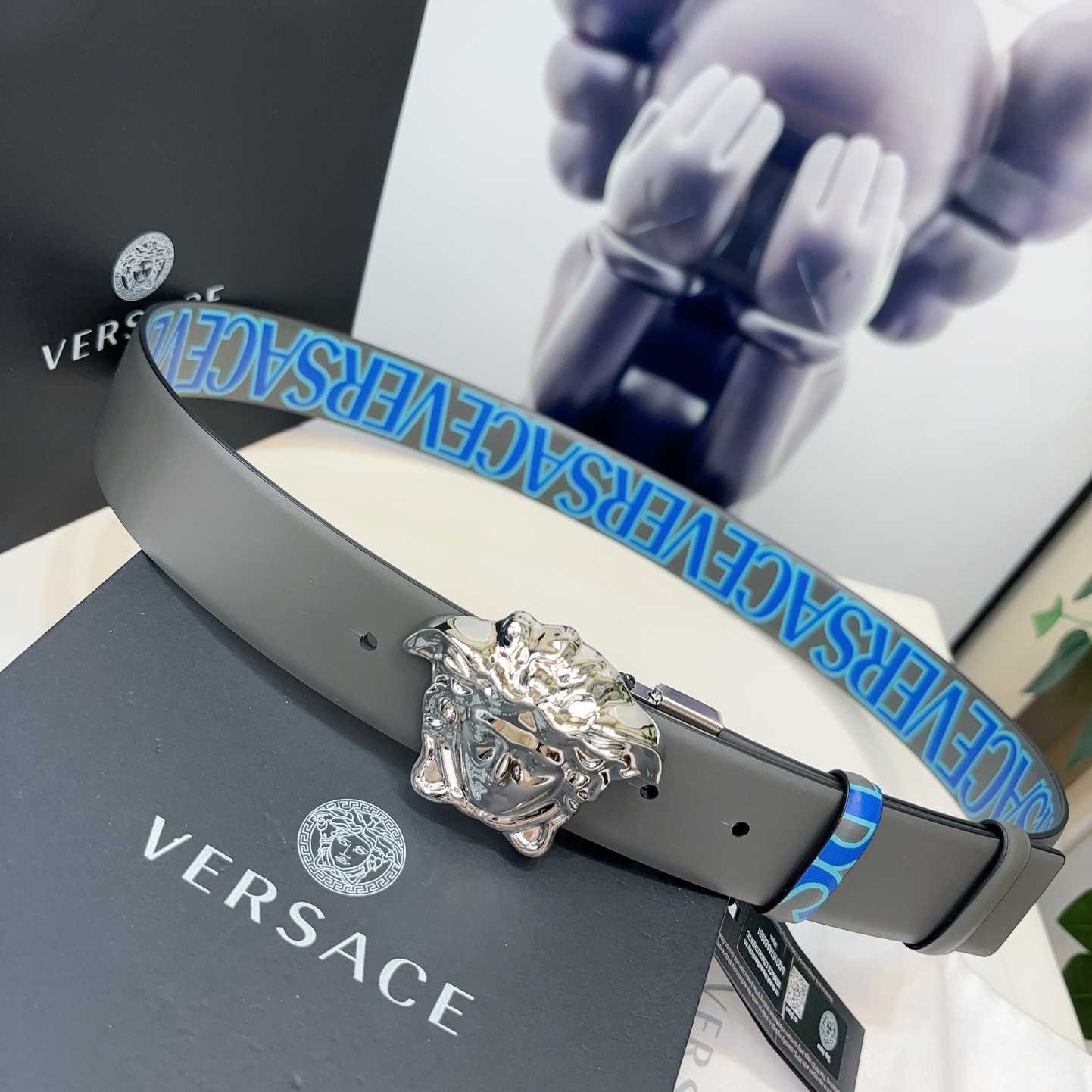 Versace Leather Belt   40mm - DopestKickz